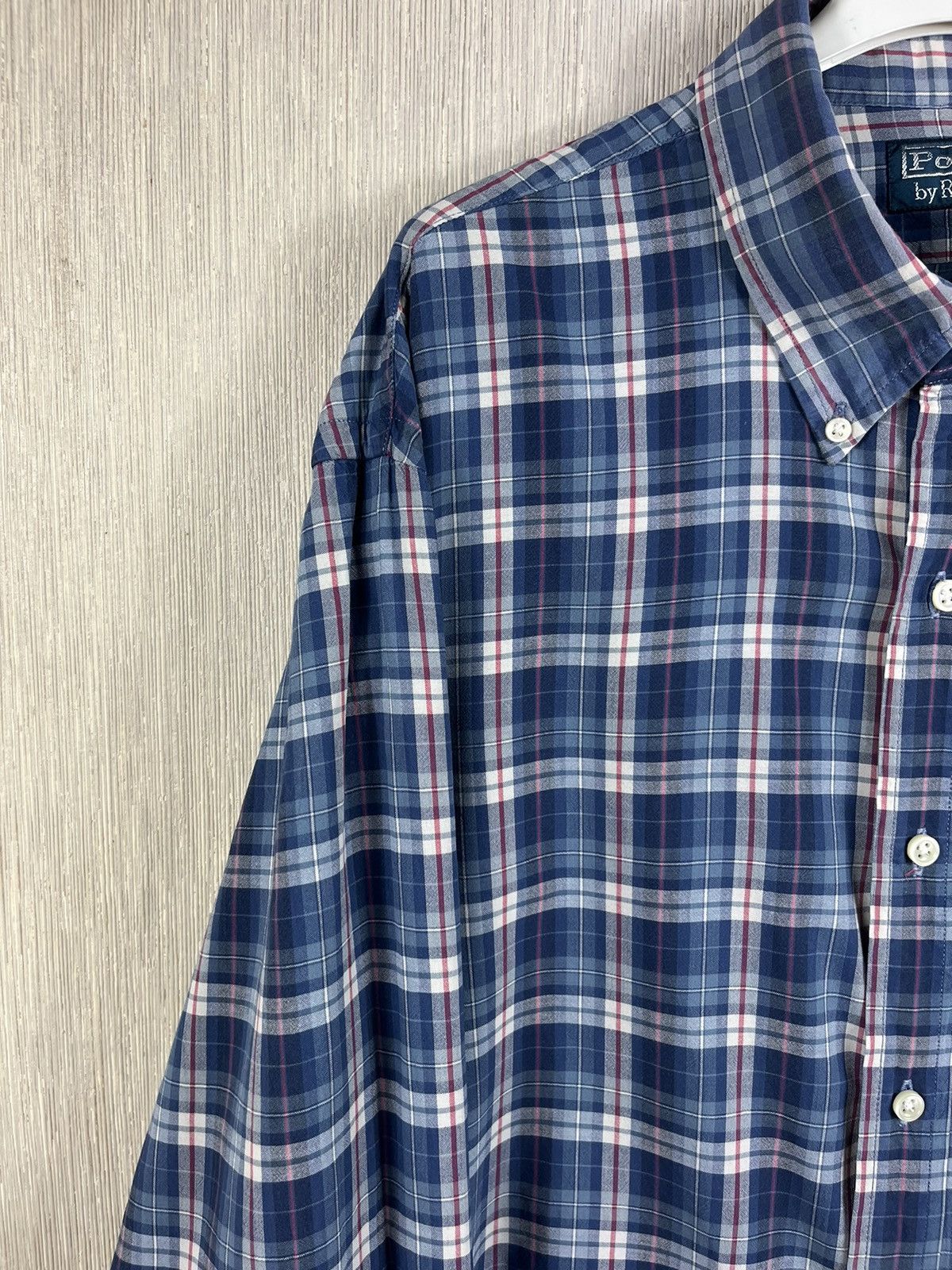 Polo Ralph Lauren × Ralph Lauren × Vintage Vintage 90s Polo Ralph Lauren checked plaid shirt small logo Size US XXL / EU 58 / 5 - 5 Thumbnail