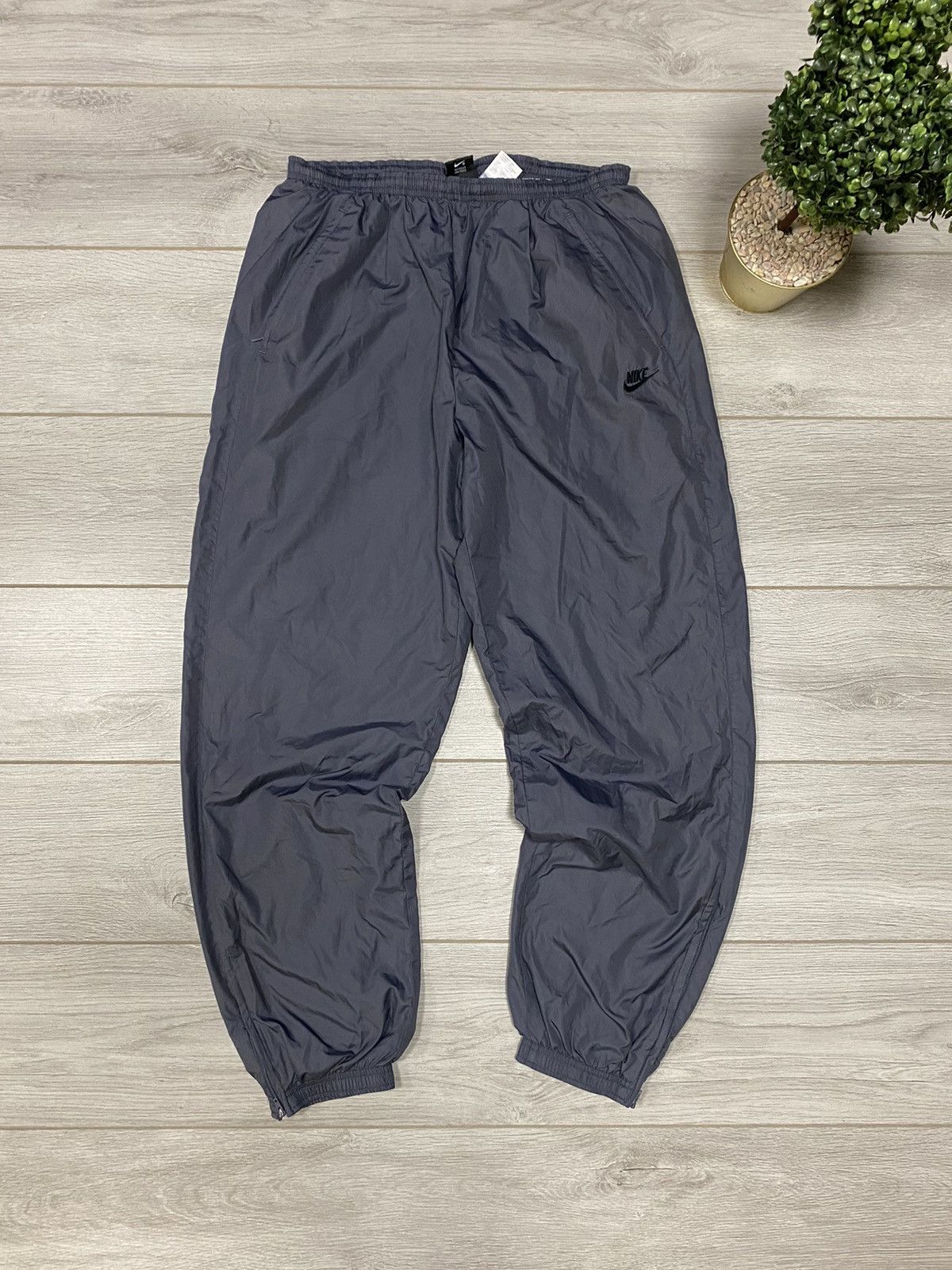 Nike Nike 1990 vintage parachute pants ninja stripes drill Size US 33 - 1 Thumbnail