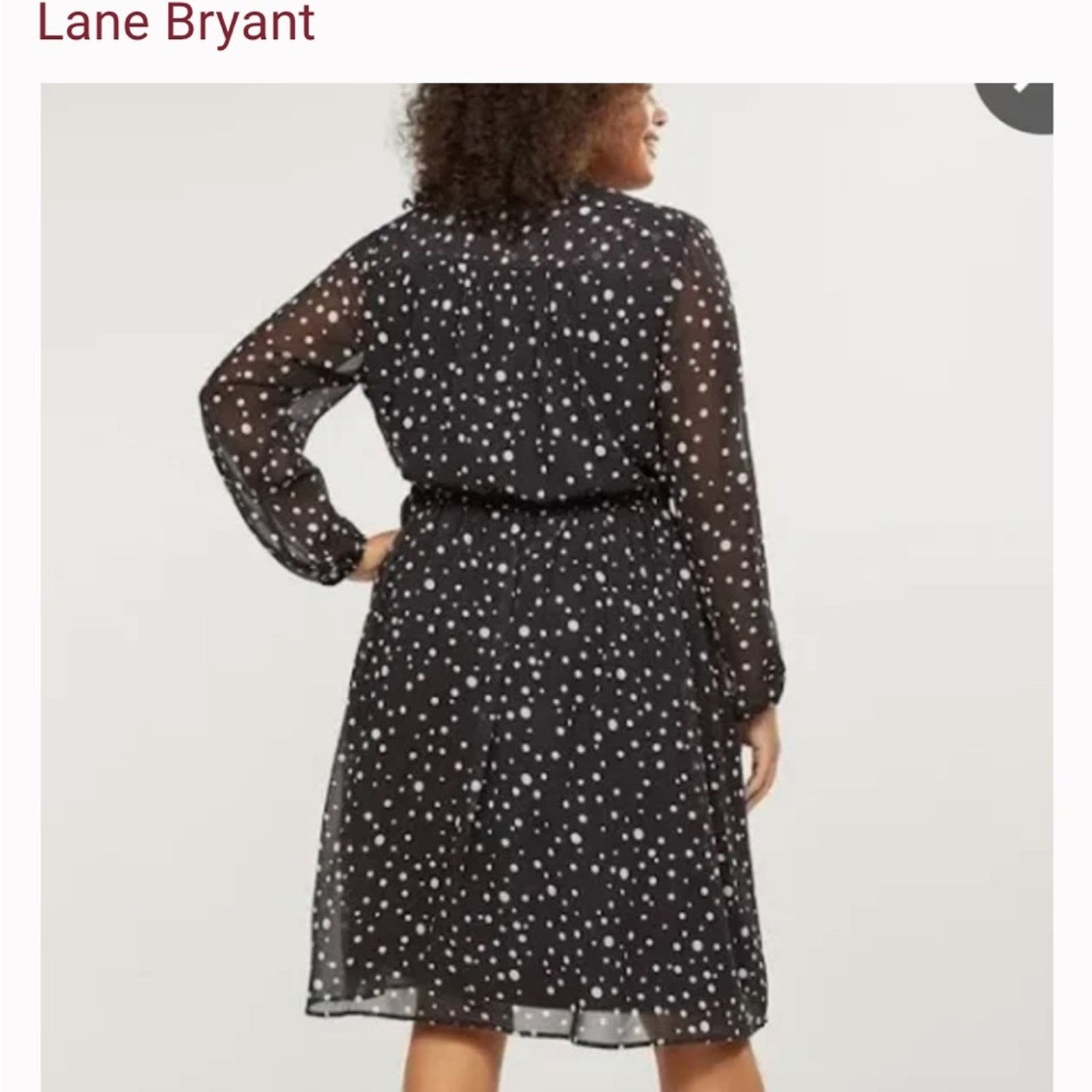 Other Lane Bryant black polka dot above knee dress holiday sz 20 Size 3XL / US 20-22 - 11 Thumbnail