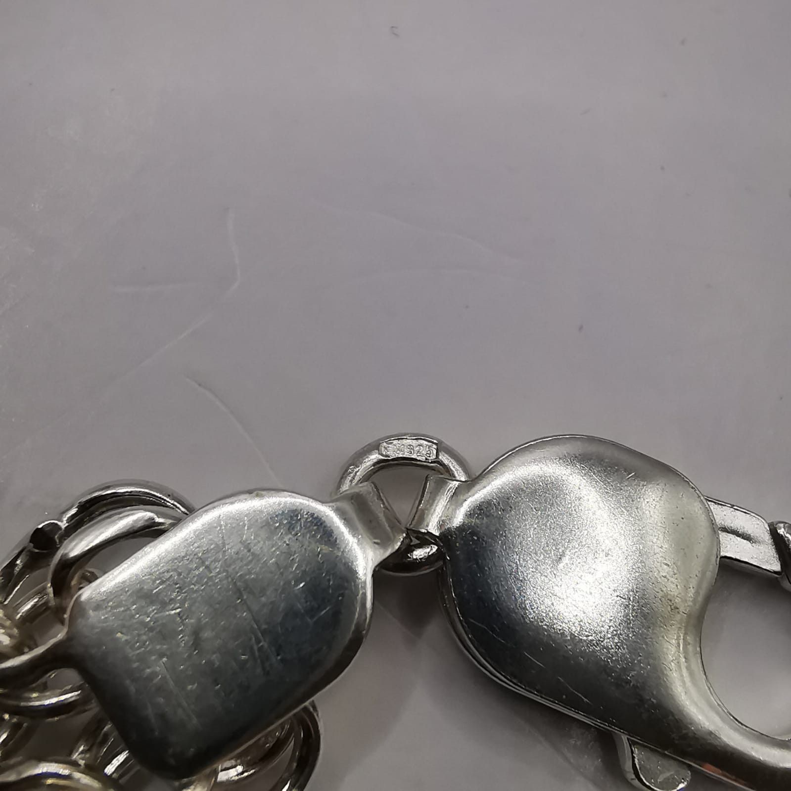 Sterling Silver Vintage Bracelet 925 Sterling Silver, Handmade,seal, 31,92g Size ONE SIZE - 6 Thumbnail