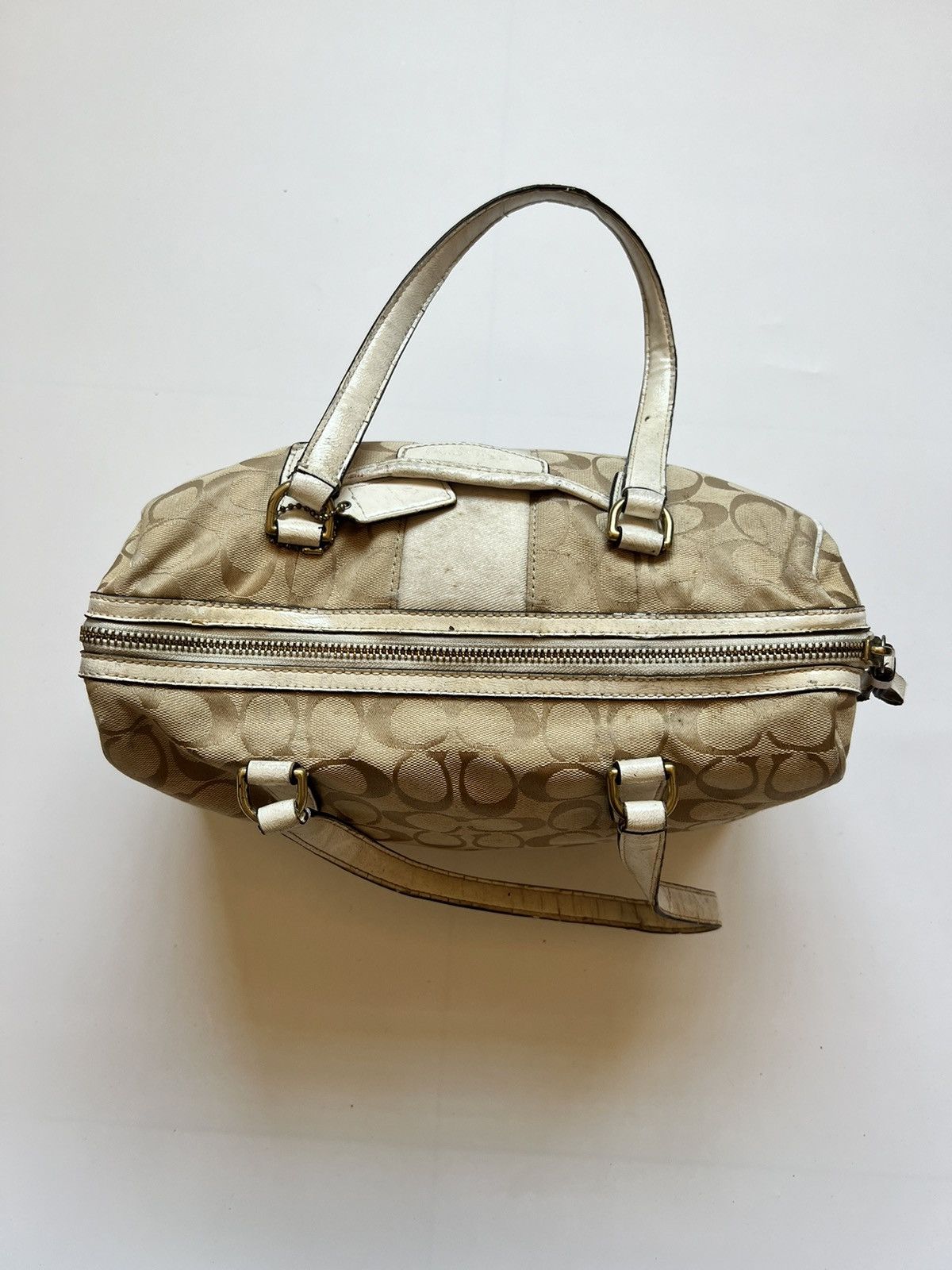 Coach Coach C 1480-F 28505 Signature stripe Nancy purse Size ONE SIZE - 9 Thumbnail