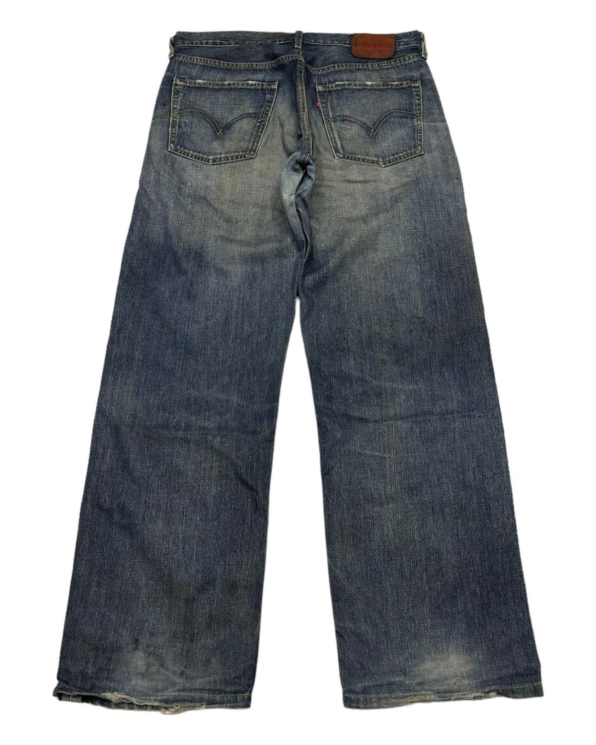 Levi's VINTAGE LEVIS 503 BAGGY DISTRESSED DENIM JEANS Size US 31 - 2 Thumbnail