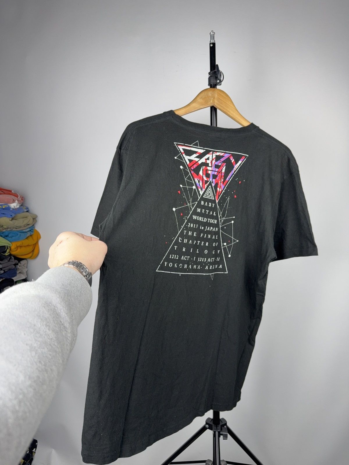 Band Tees Babymetal World Tour 2015 Japan Yokohama T Shirt Size US XL / EU 56 / 4 - 12 Thumbnail