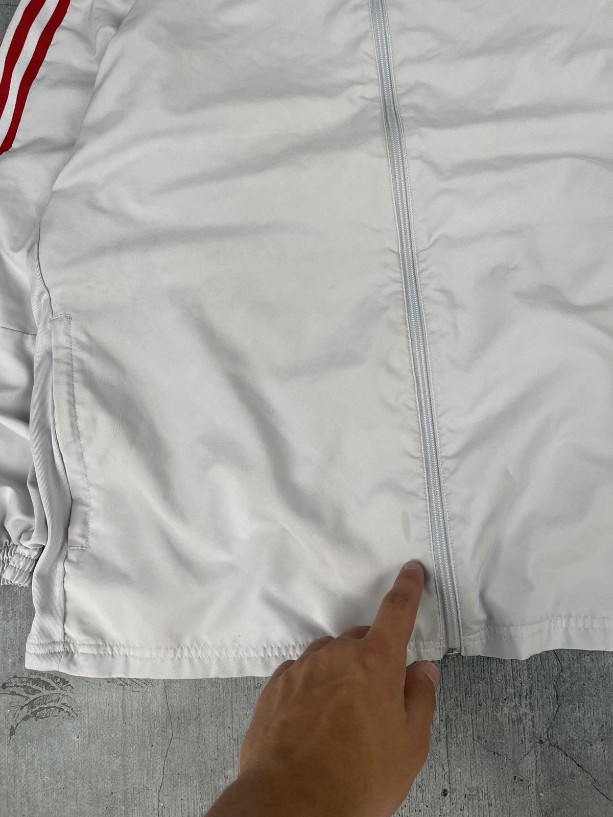 Adidas Vintage Manchester United Adidas Track Jacket Size US XL / EU 56 / 4 - 4 Thumbnail