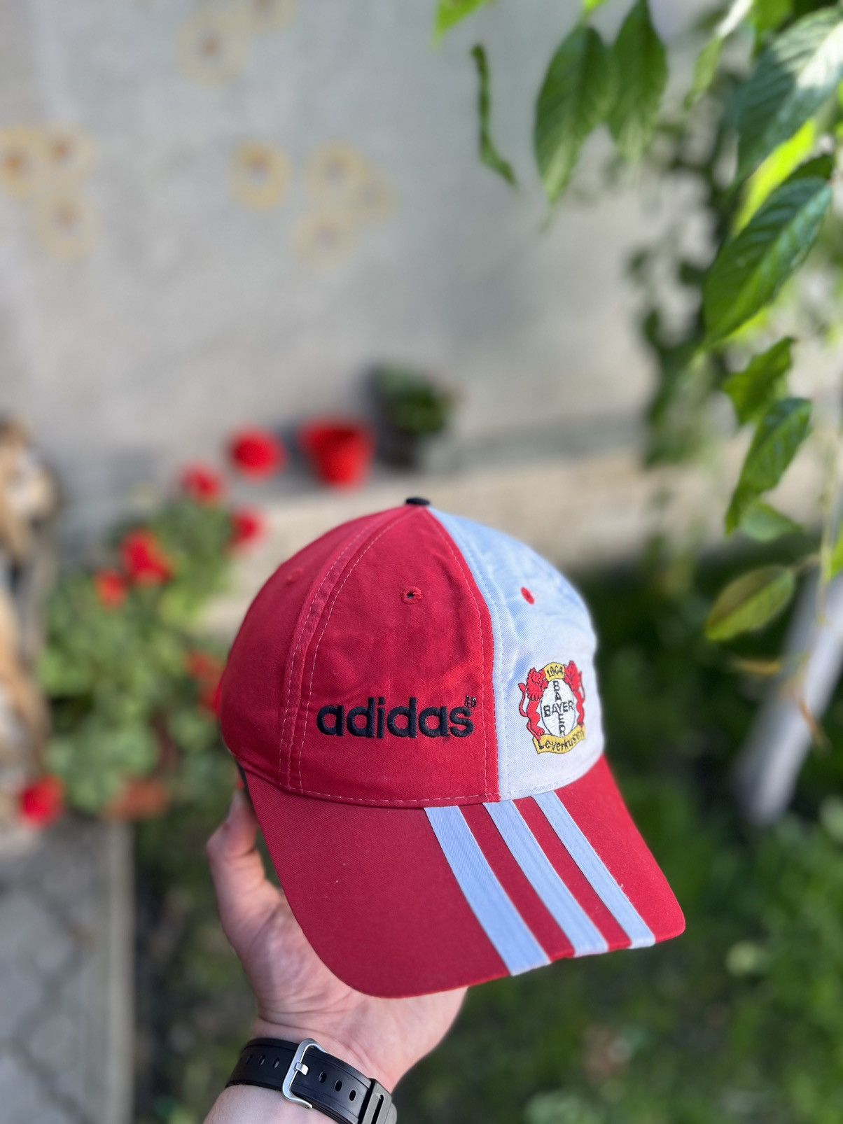 Vintage Adidas Vintage Bayer Leverkusen Hat Cap Size ONE SIZE - 1 Thumbnail