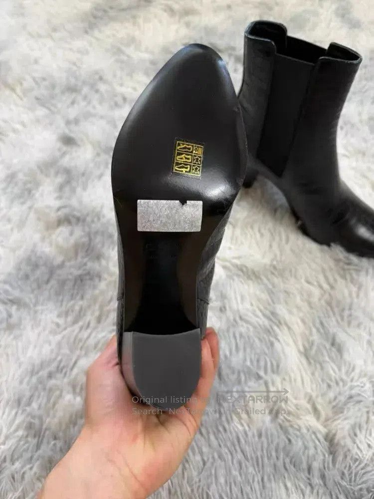 Celine Sz 41 Celine 23AW Wiltern 90mm Crocodile Boots. Size US 8 / EU 41 - 5 Thumbnail