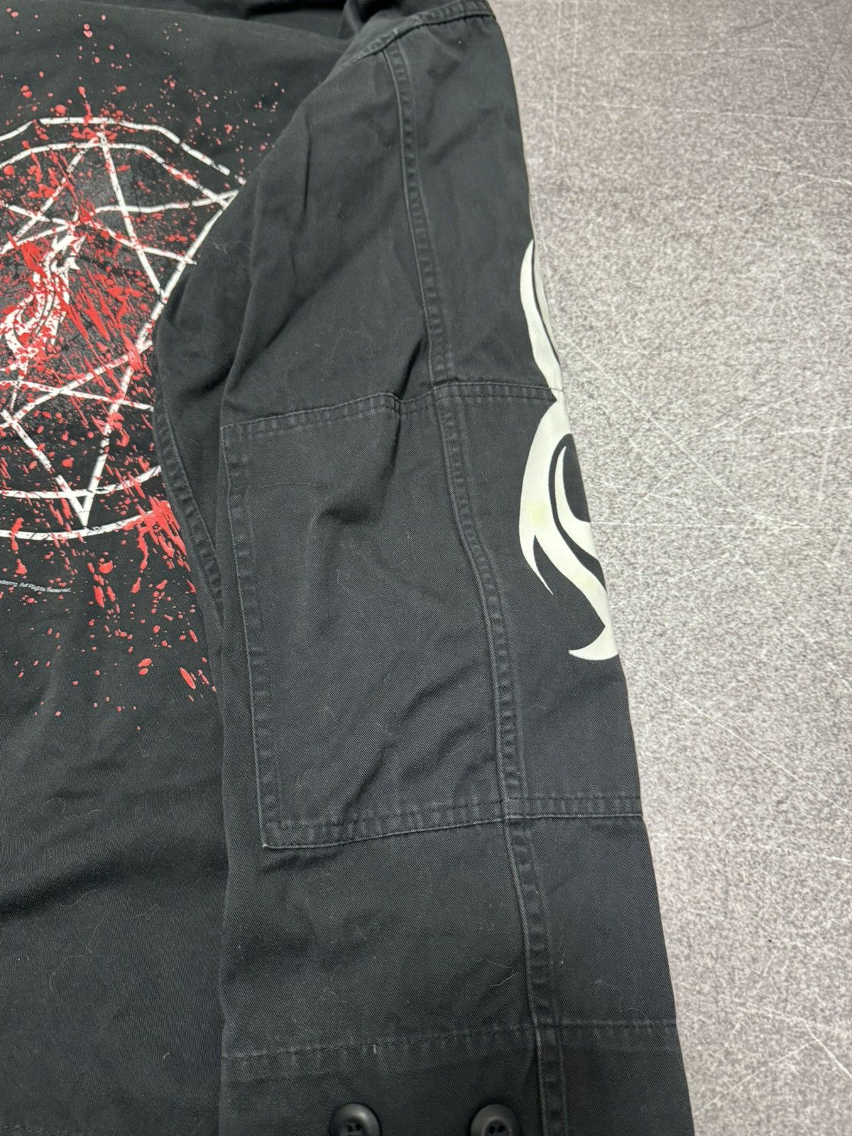 Vintage Vintage Slipknot 2008 Military Jacket Rock Band Y2k Size US L / EU 52-54 / 3 - 17 Thumbnail
