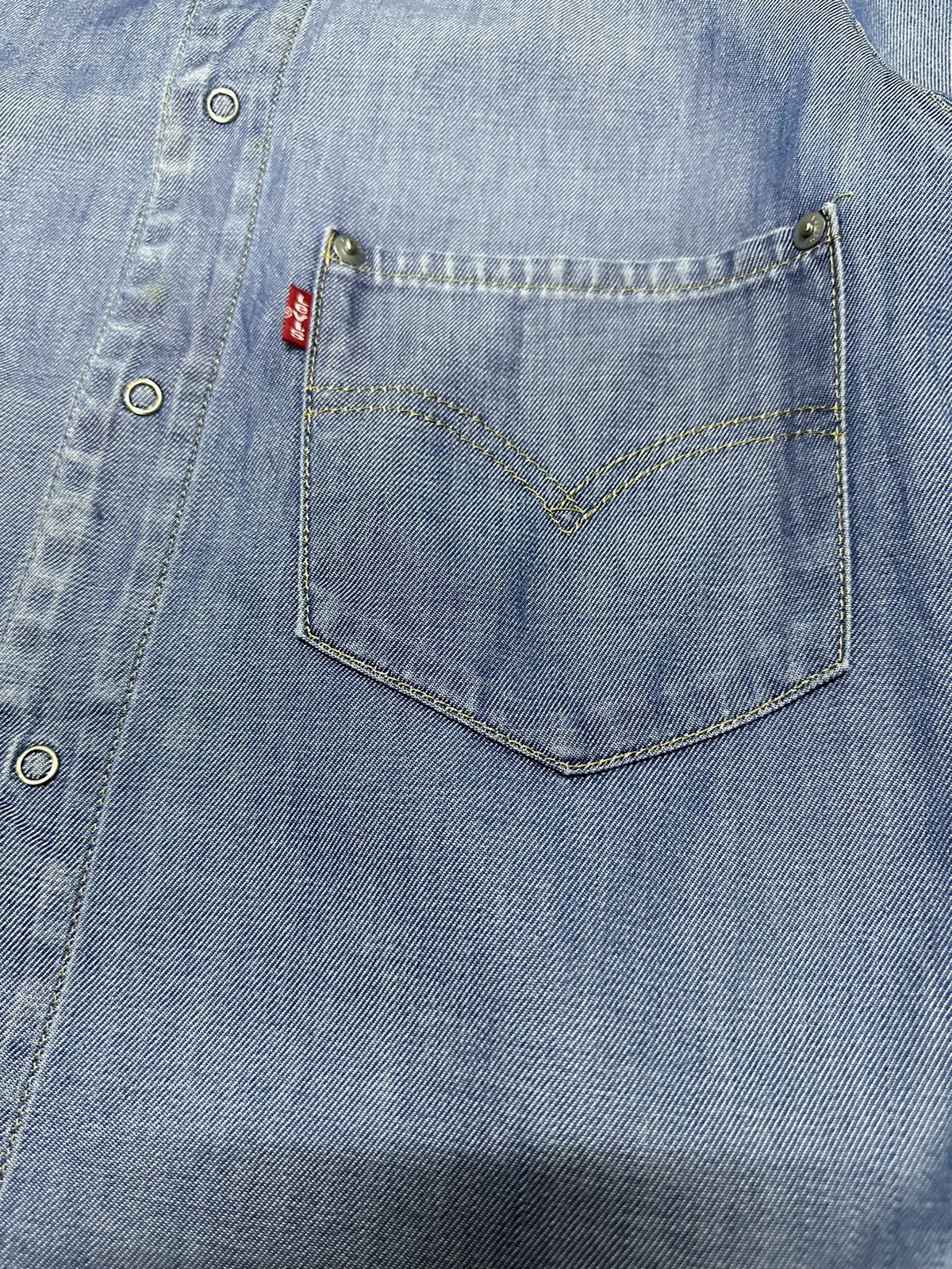 Levi's Vtg levis enginer denim shirt button down Size US M / EU 48-50 / 2 - 4 Thumbnail