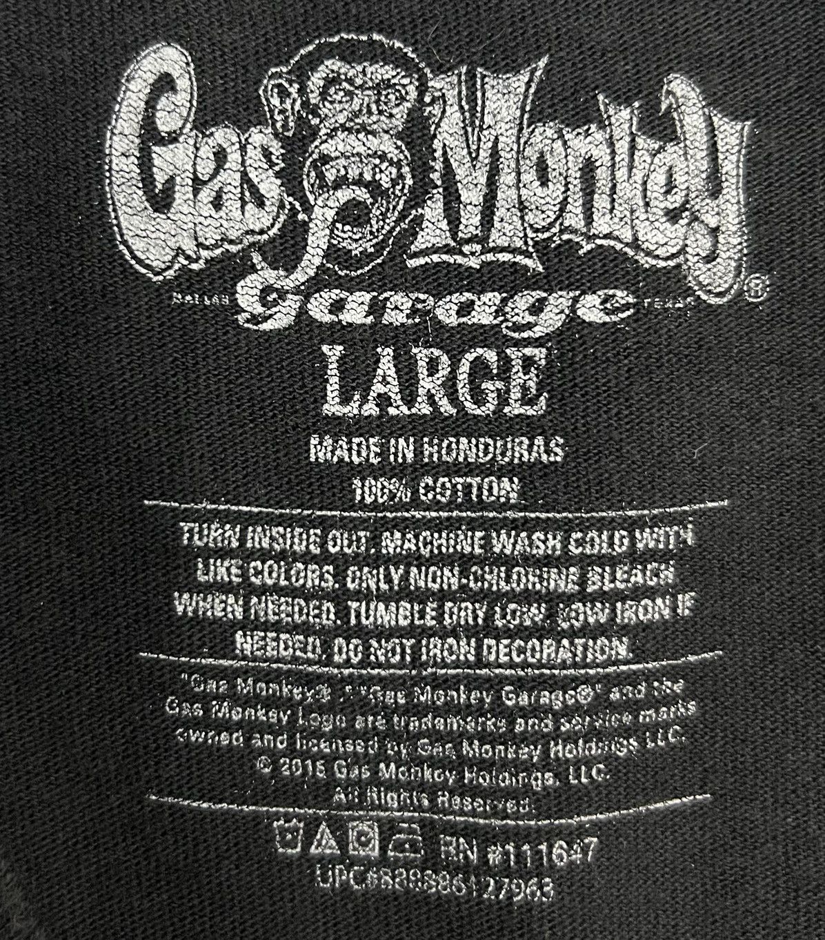 Vintage VINTAGE GAS MONKEY GARAGE DALLAS TEXAS SHIRT Size US L / EU 52-54 / 3 - 6 Thumbnail