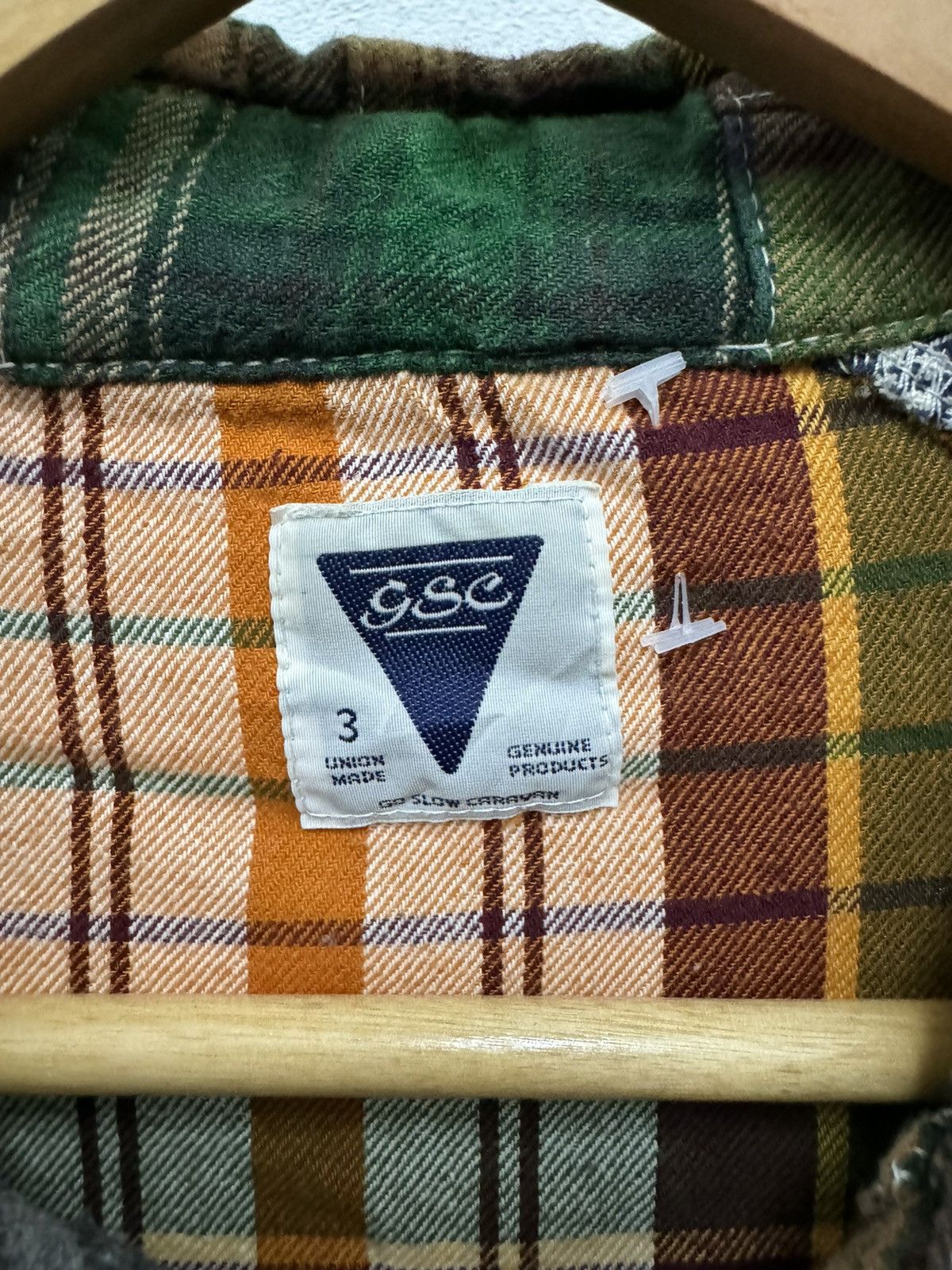 go slow caravan Go Slow Caravan Sashiko Patch Worker Button Up Shirt Size US S / EU 44-46 / 1 - 7 Thumbnail