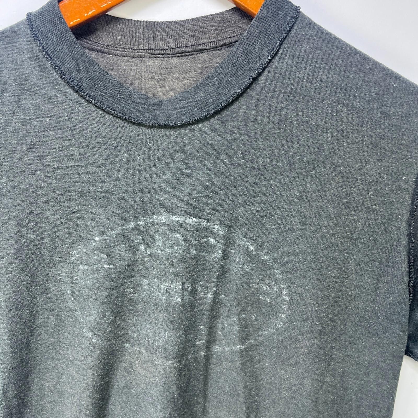 Vintage Vintage 80s Sun Faded Blank Black Inside Out Shirt Large Size US L / EU 52-54 / 3 - 5 Thumbnail
