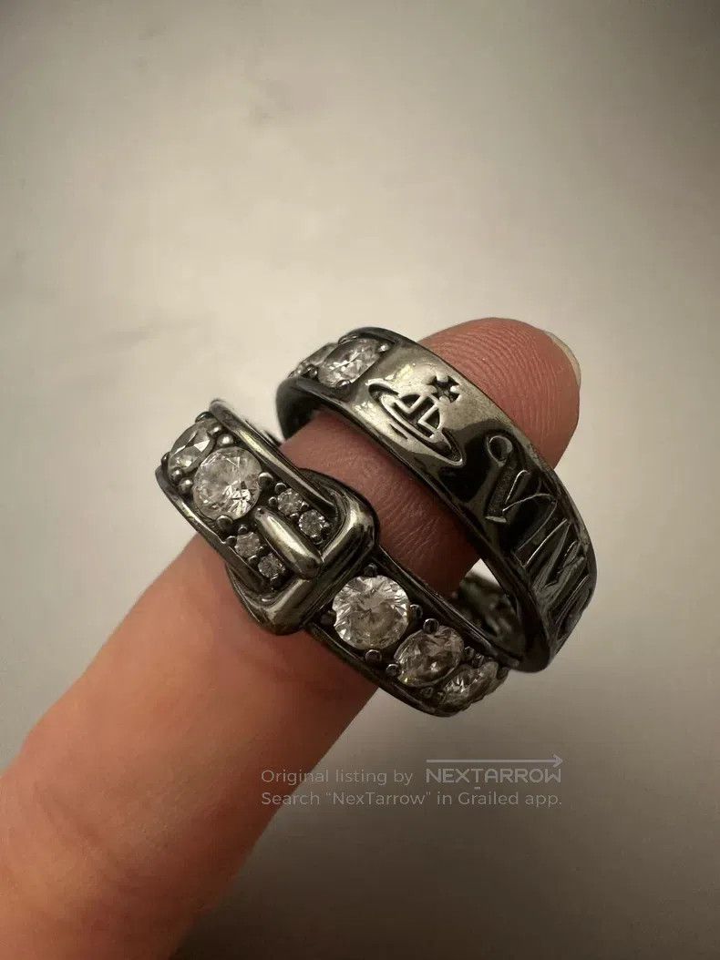 Vivienne Westwood Vivienne Westwood Saturn Double Layer Belt Buckle Ring Size ONE SIZE - 2 Thumbnail