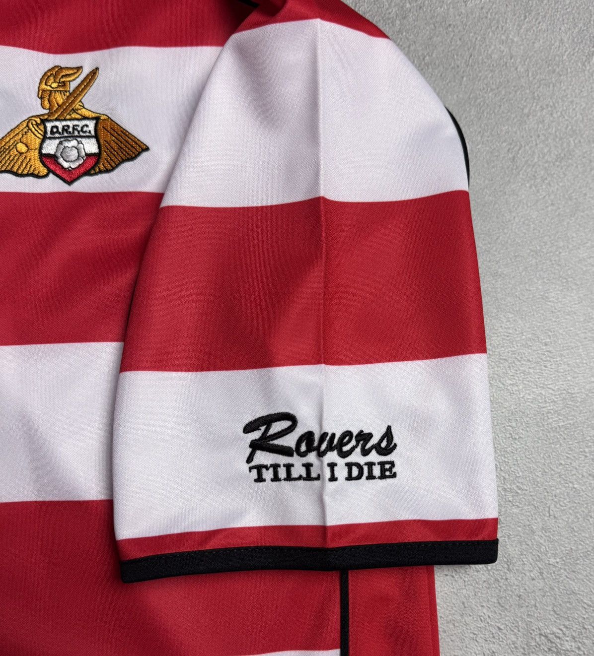 Vintage Doncaster Rovers 2008 2009 Home Shirt Soccer Jersey Vandanel Size US L / EU 52-54 / 3 - 13 Thumbnail