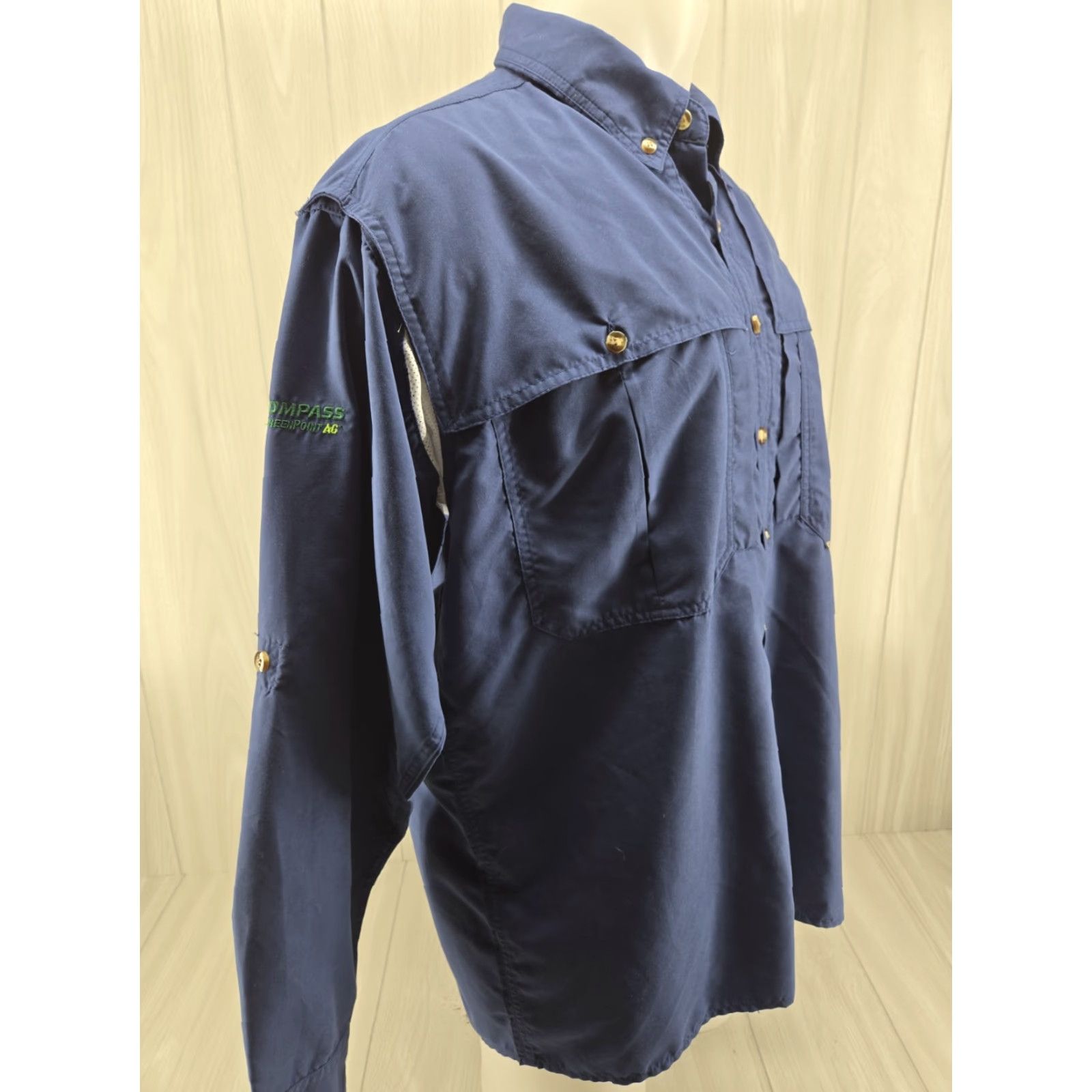 Vintage Drake Waterfowl Shirt Long Sleeve Blue Fishing Vented Large Men Button-Up Shirt Size US L / EU 52-54 / 3 - 6 Thumbnail