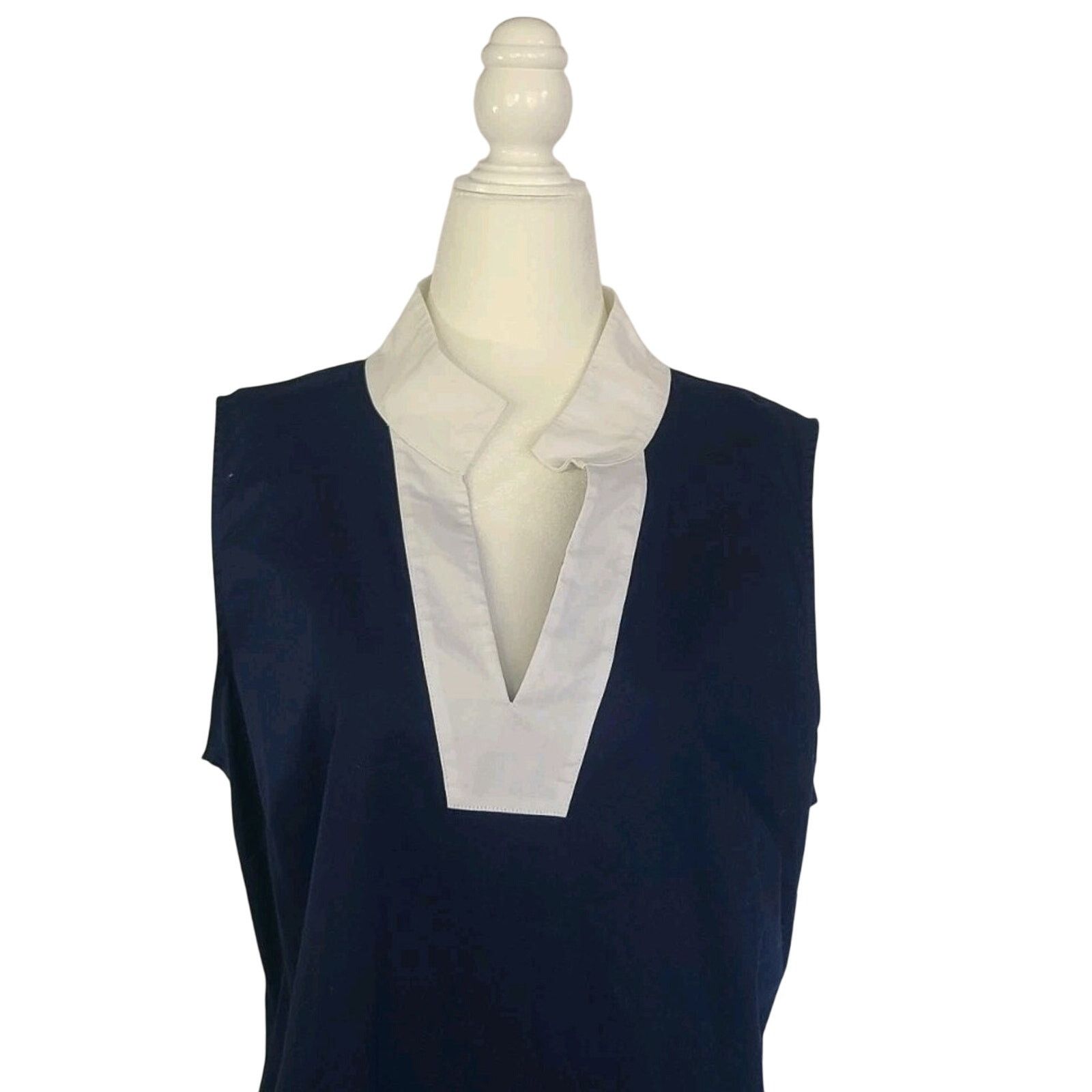Other New Sail to Sable Navy White Colorblock Sheath Dress XL Size XL / US 12-14 / IT 48-50 - 4 Thumbnail