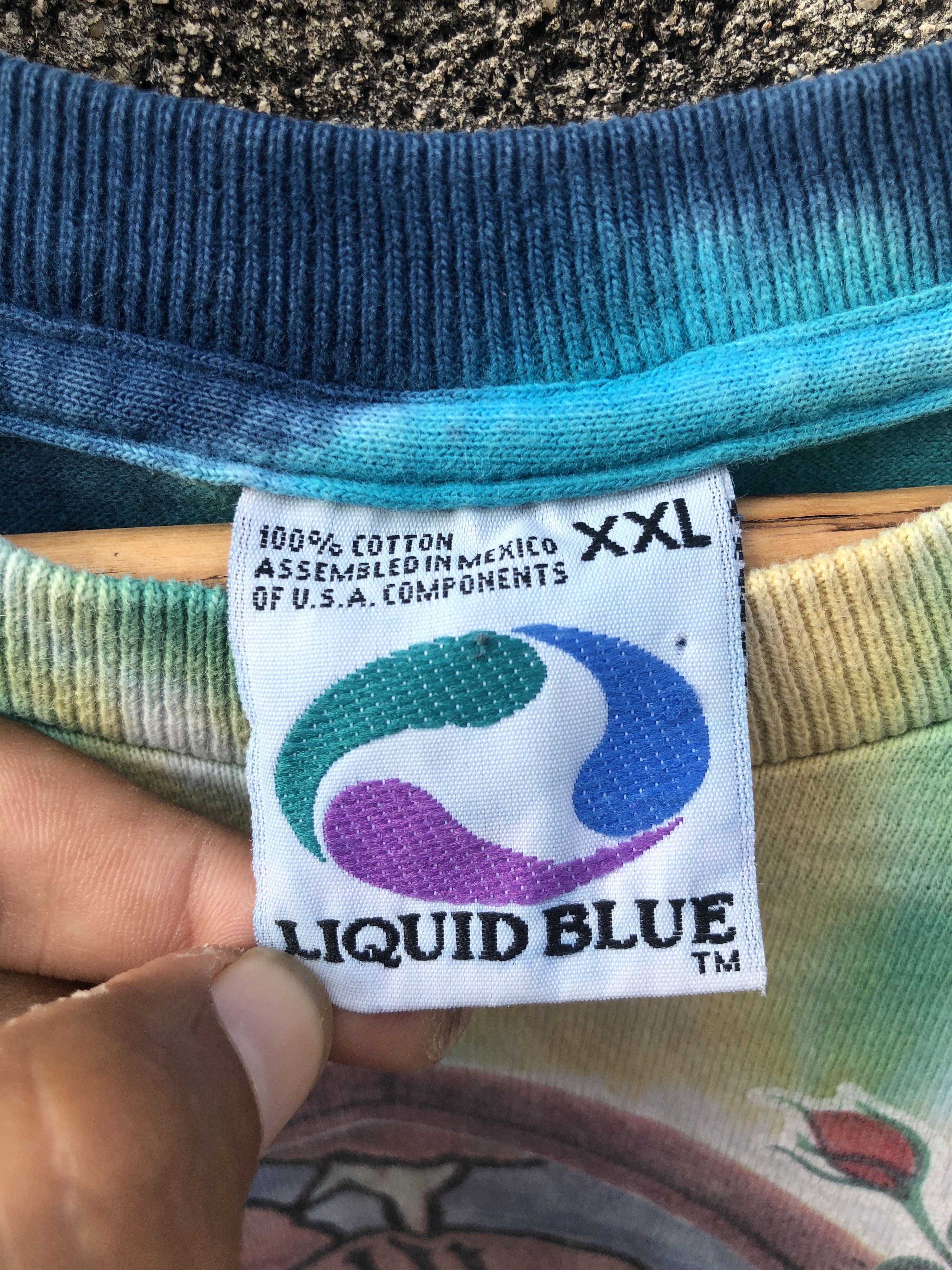 Band Tees vintage 90s Grateful Dead "Saint Stephen" tie-dye LiquidBlue Size US XL / EU 56 / 4 - 3 Thumbnail