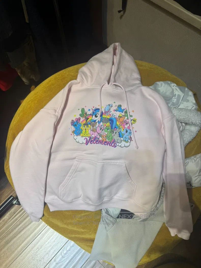 Vetements Vetements Pink My Little Pony Unicorn Hoodie Size US XS / EU 42 / 0 - 1 Thumbnail