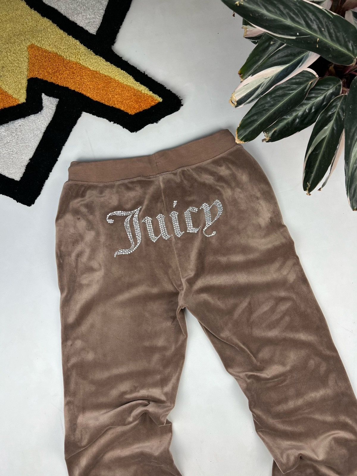 Juicy Couture × Vintage VINTAGE JUICY COUTURE VELOUR PANTS Size 28" / US 6 / IT 42 - 5 Thumbnail