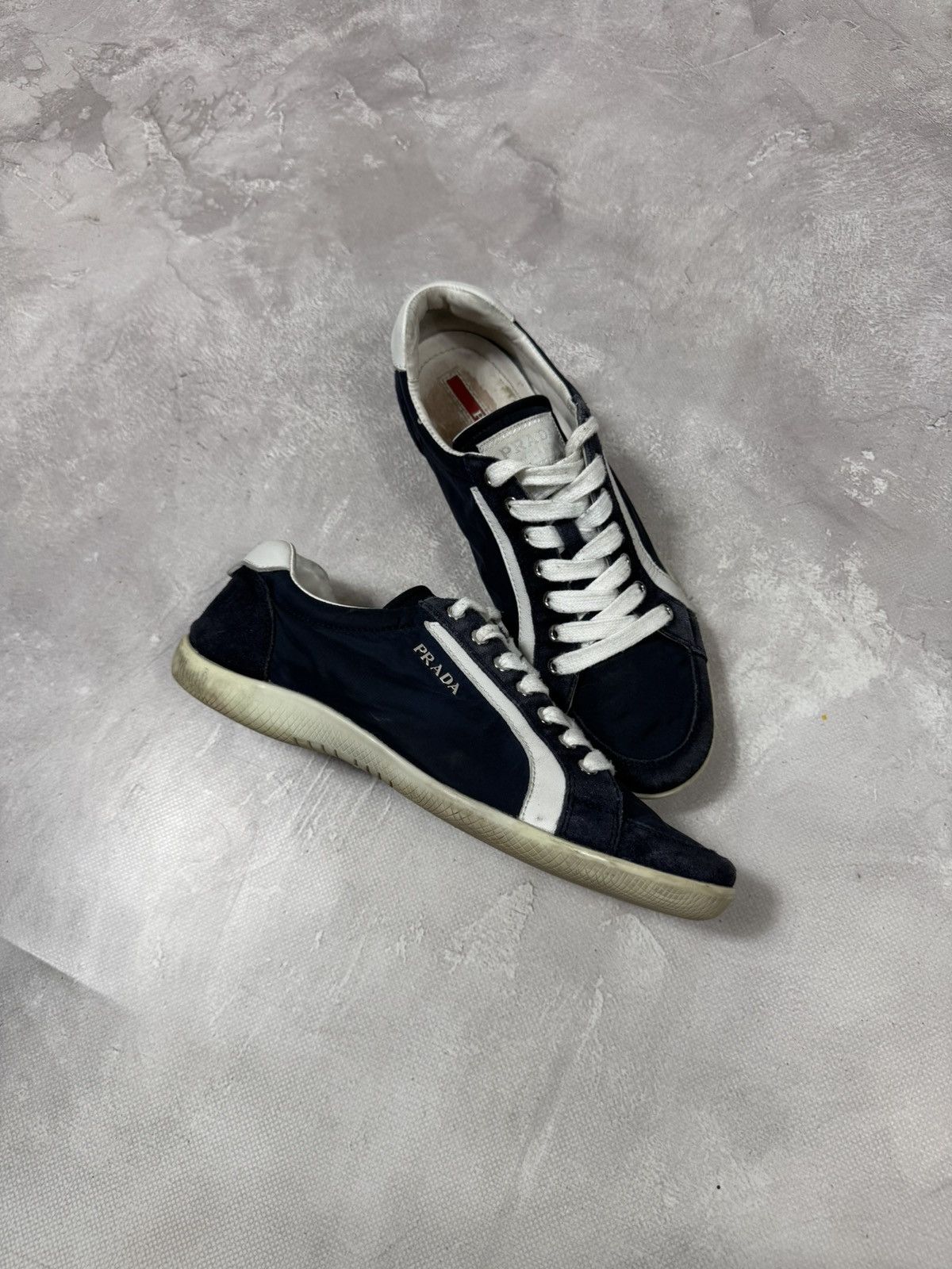 Prada Prada Nylon&Suede Sneakers Size US 9 / IT 39 - 2 Thumbnail