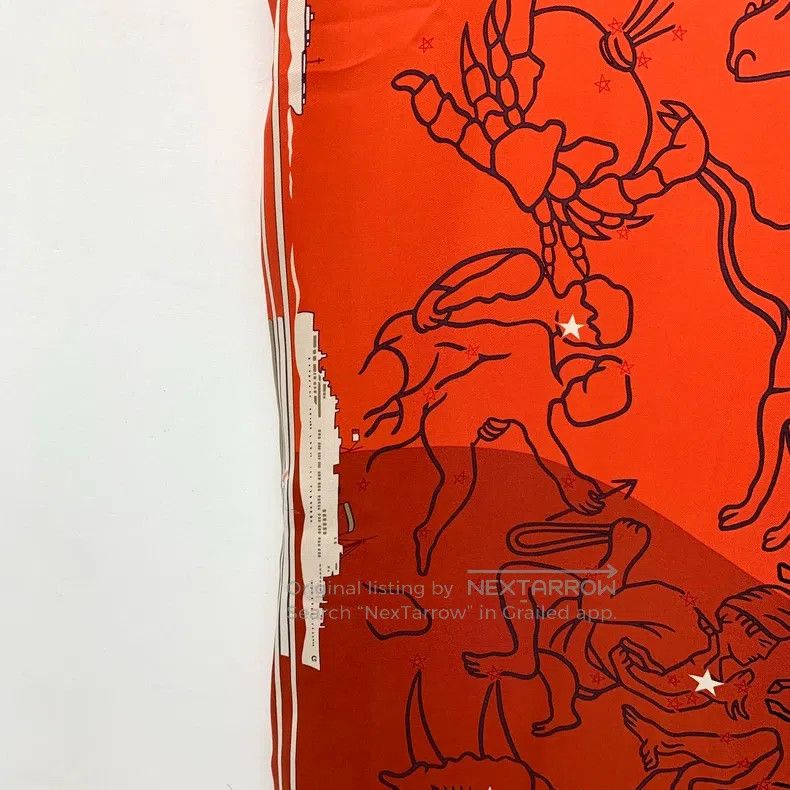 Hermes Hermes Red graffiti printed silk round-neck sleeveless kni Size XS / US 0-2 / IT 36-38 - 4 Thumbnail