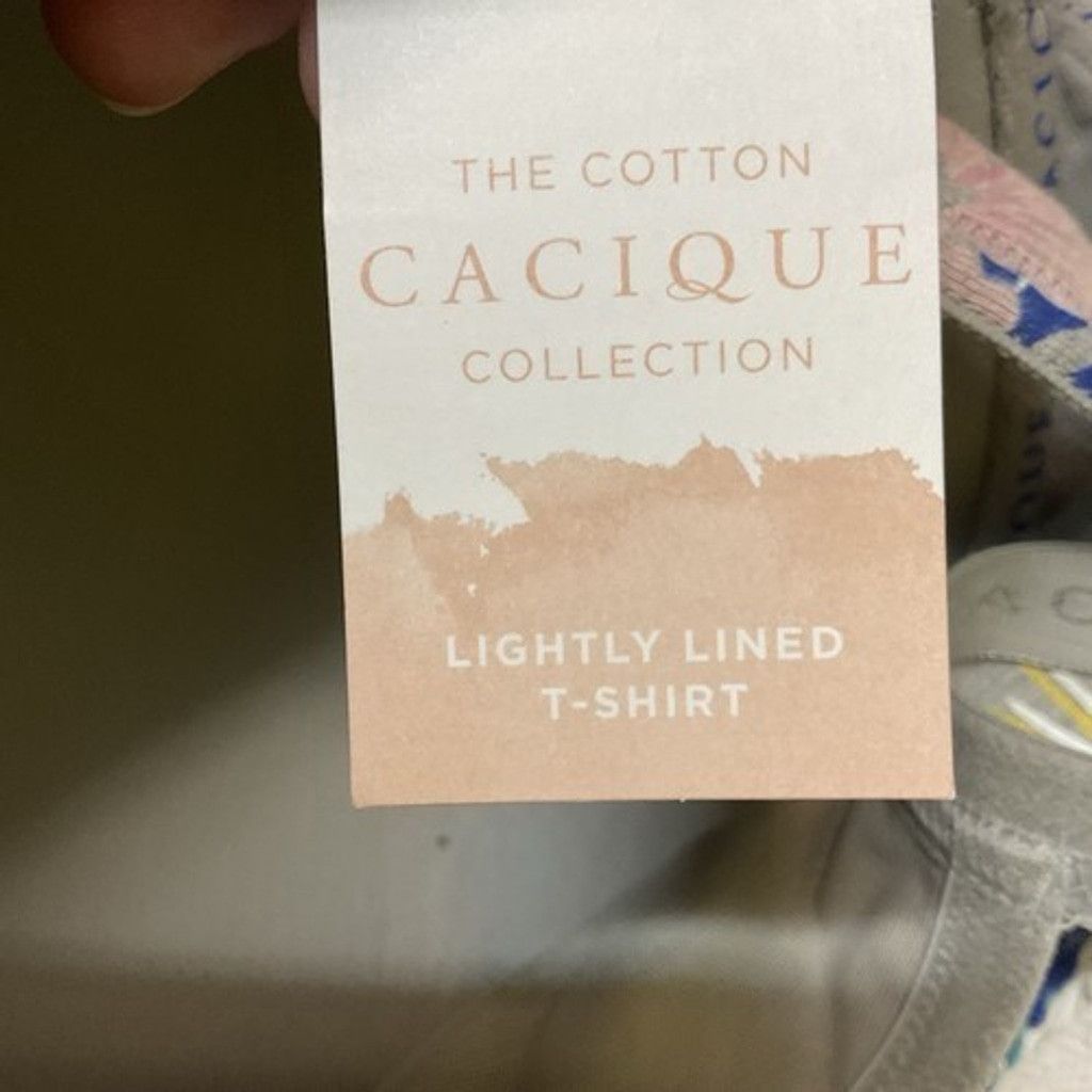 Other NWT Cacique Gray Floral Lightly Lined T-Shirt Bra Women 44DD Size ONE SIZE - 6 Thumbnail
