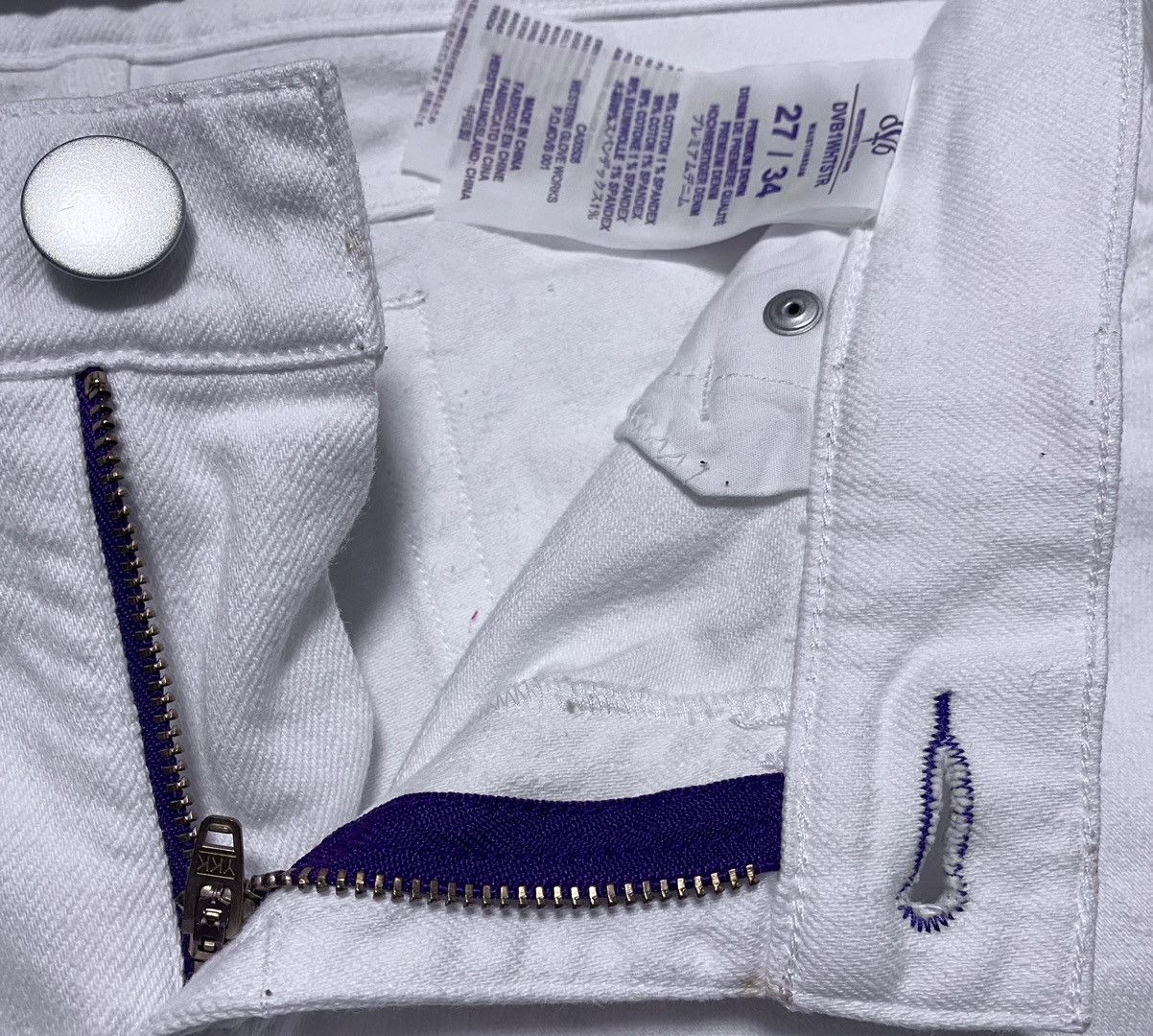 Victoria Beckham Victoria Beckham White Flared Jeans Denim Embroidered Logo Size 27" / US 4 / IT 40 - 13 Thumbnail