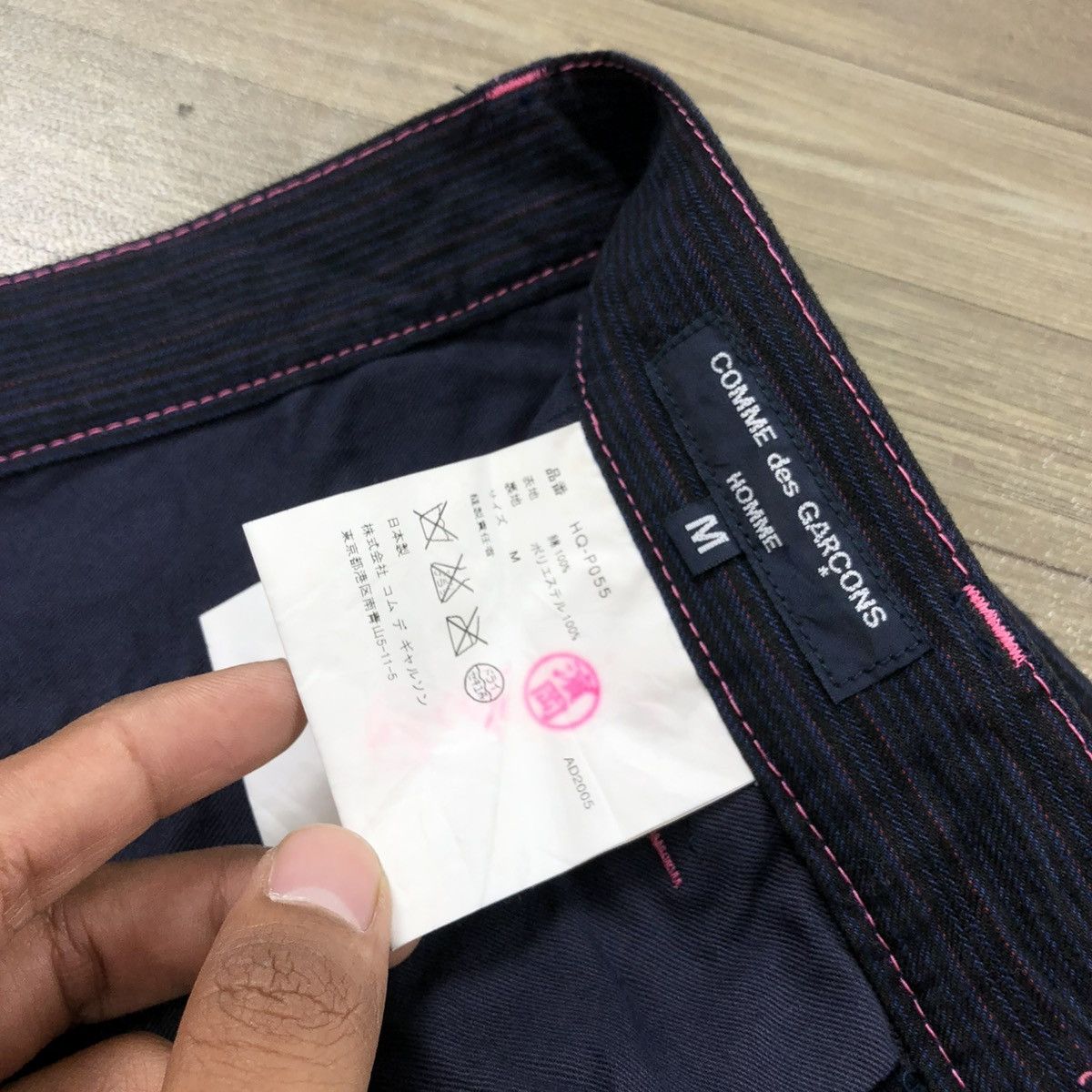 Comme des Garcons × Comme des Garcons Homme × Comme des Garcons SHIRT 🇯🇵 Comme Des Garcons Homme CDG Striped Pants Size US 31 - 11 Thumbnail