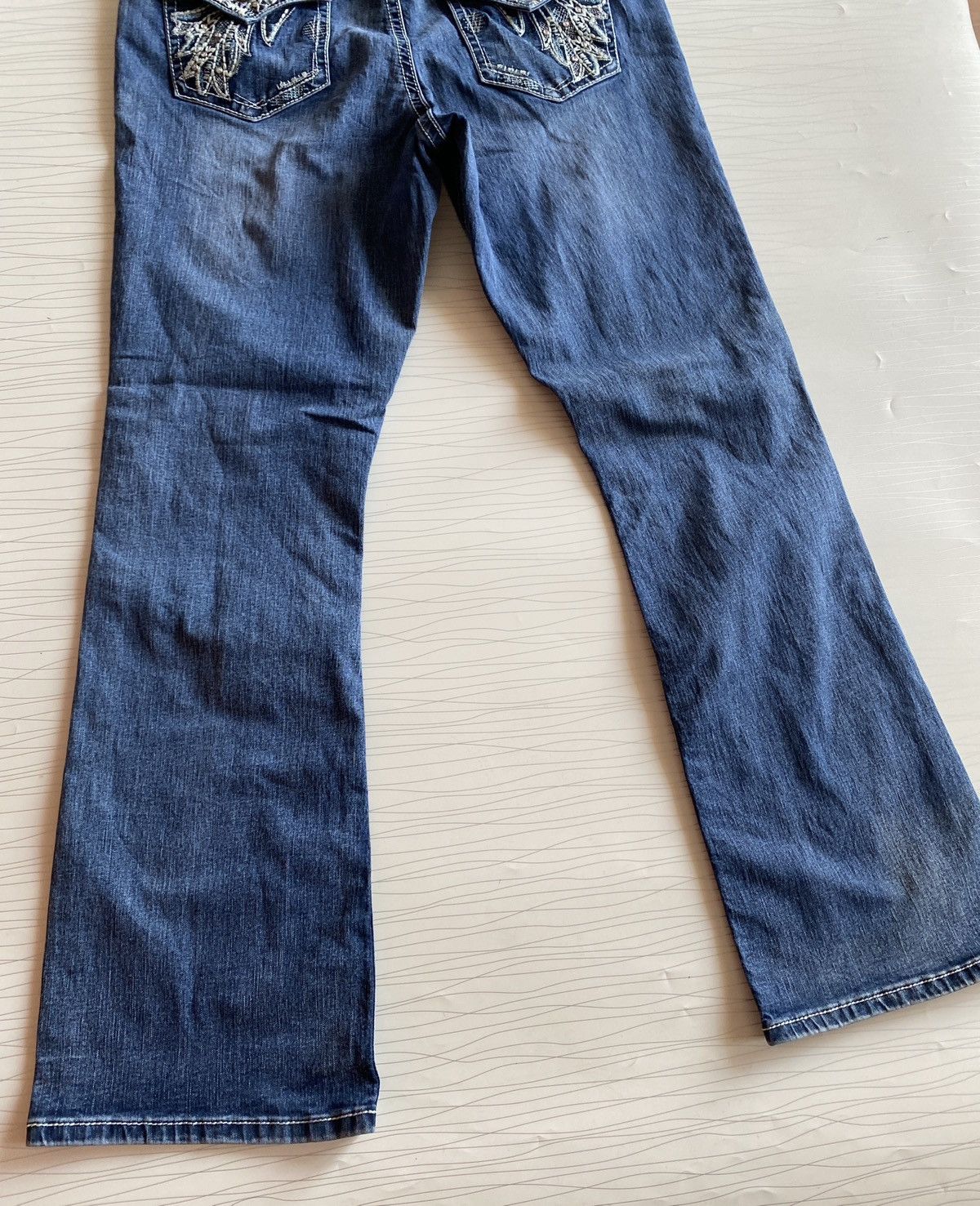 If Six Was Nine Japanese brand love indigo flare denim Size US 34 / EU 50 - 9 Thumbnail