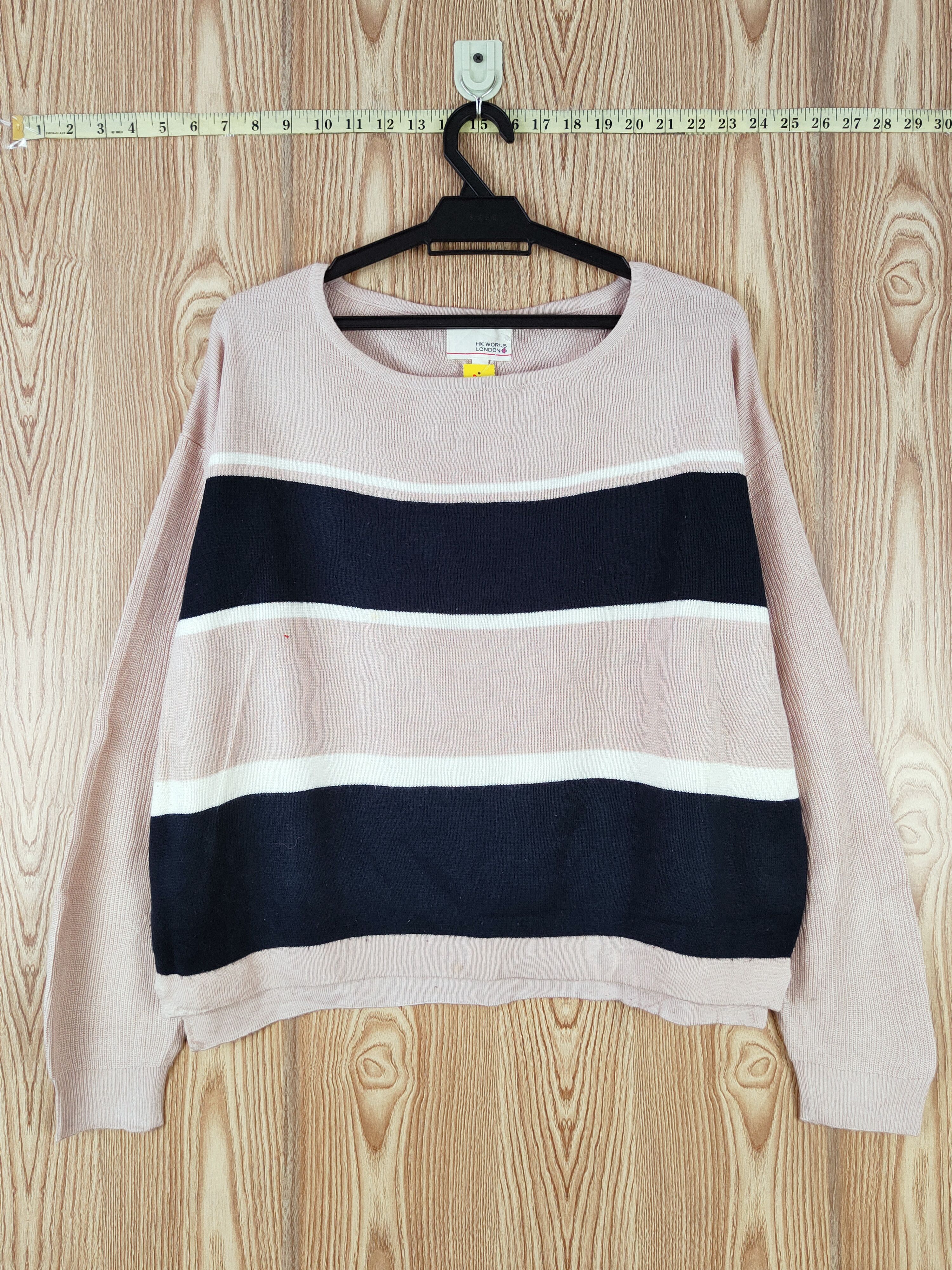 Japanese Brand × Vintage HK Works London Light Pink Knitwear Sweatshirts #W754 Size US L / EU 52-54 / 3 - 1 Thumbnail