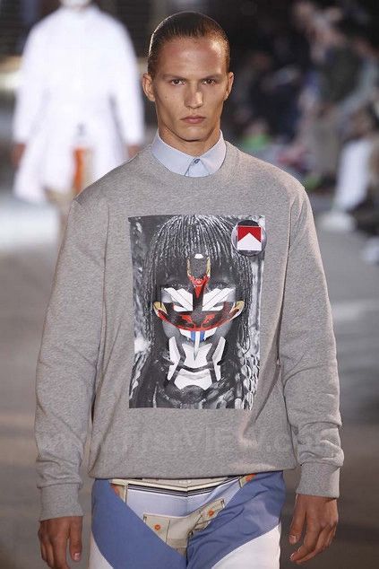 Givenchy SS14 Givenchy Robot Tribal Runway Crewneck Sweatshirt Tisci Size US L / EU 52-54 / 3 - 3 Thumbnail