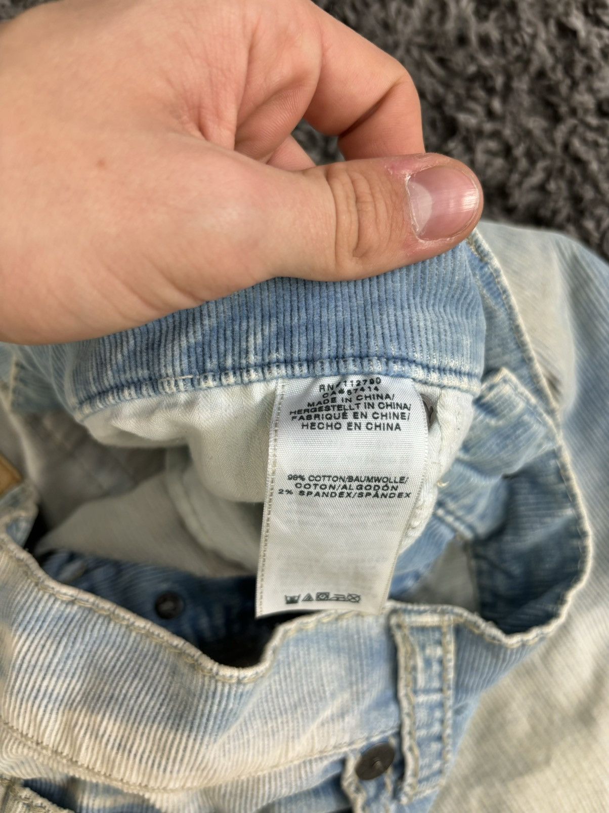 Japanese Brand × True Religion × Vintage Y2K True Religion Shorts Denim Chief Keef Style Rap USA Size US 38 / EU 54 - 9 Thumbnail