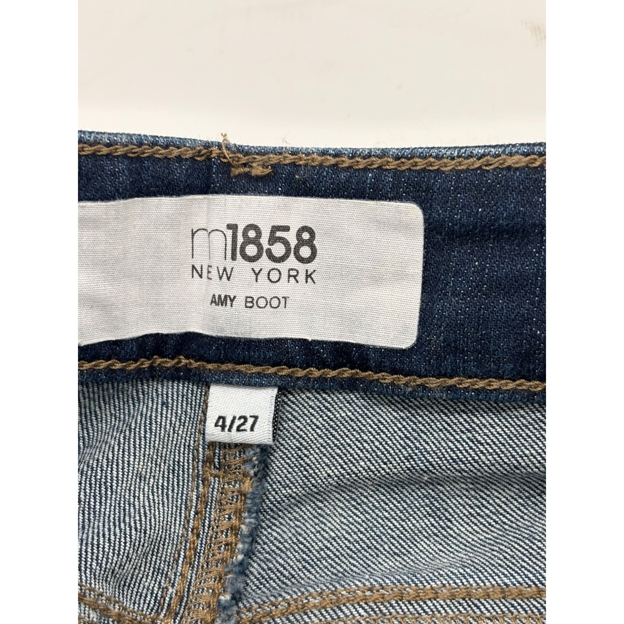 Other M1868 Womens Dark Wash Denim Flare Jeans Size 4/27" Size 27" / US 4 / IT 40 - 7 Thumbnail