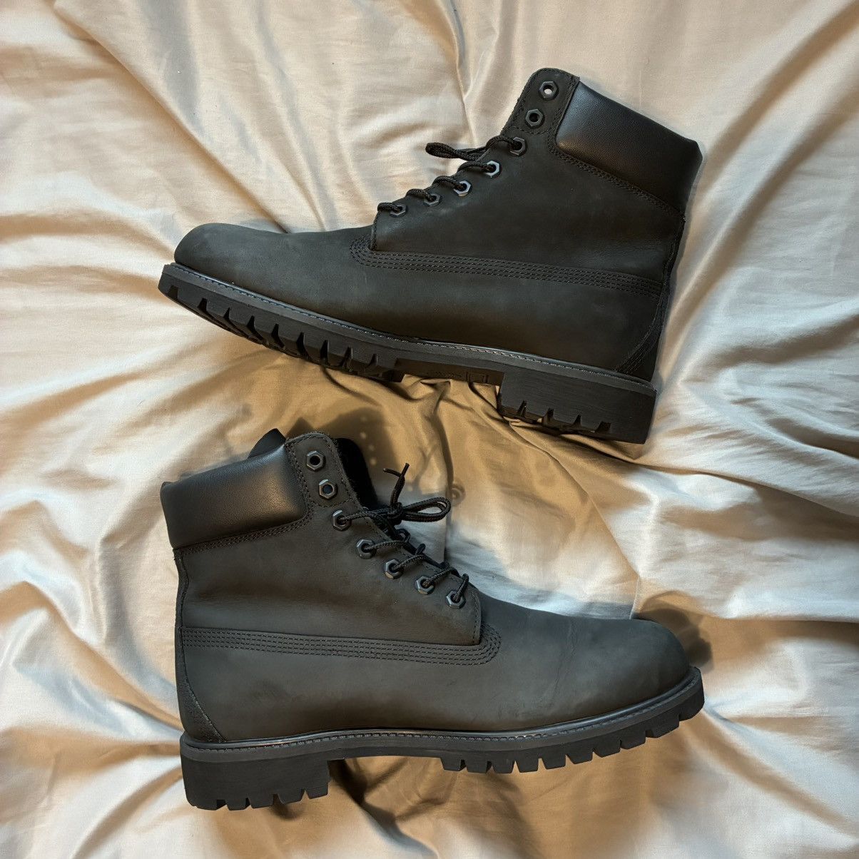 Supreme × Timberland Timberland 6” Boot Supreme Black Size US 10.5 / EU 43-44 - 3 Thumbnail