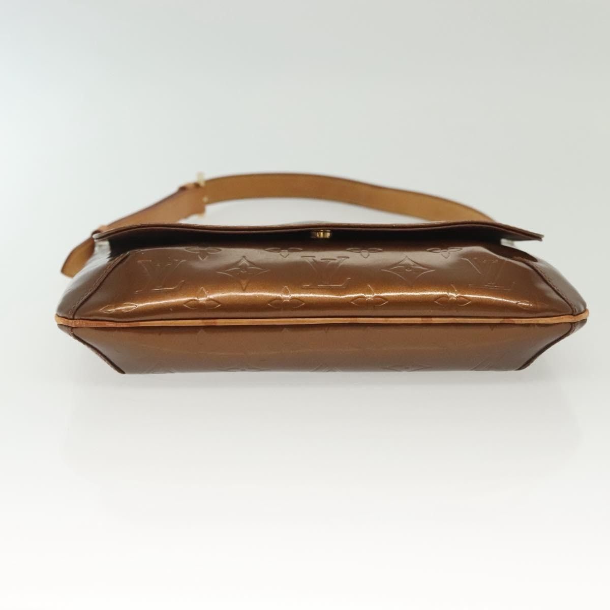 Louis Vuitton LOUIS VUITTON Monogram Vernis Thompson Street Bag Bronze Size ONE SIZE - 5 Thumbnail