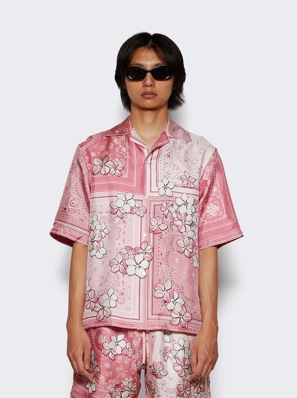 Amiri o1s1wg110825 Floral Bowling Shirt in Multicolor Size US S / EU 44-46 / 1 - 3 Thumbnail