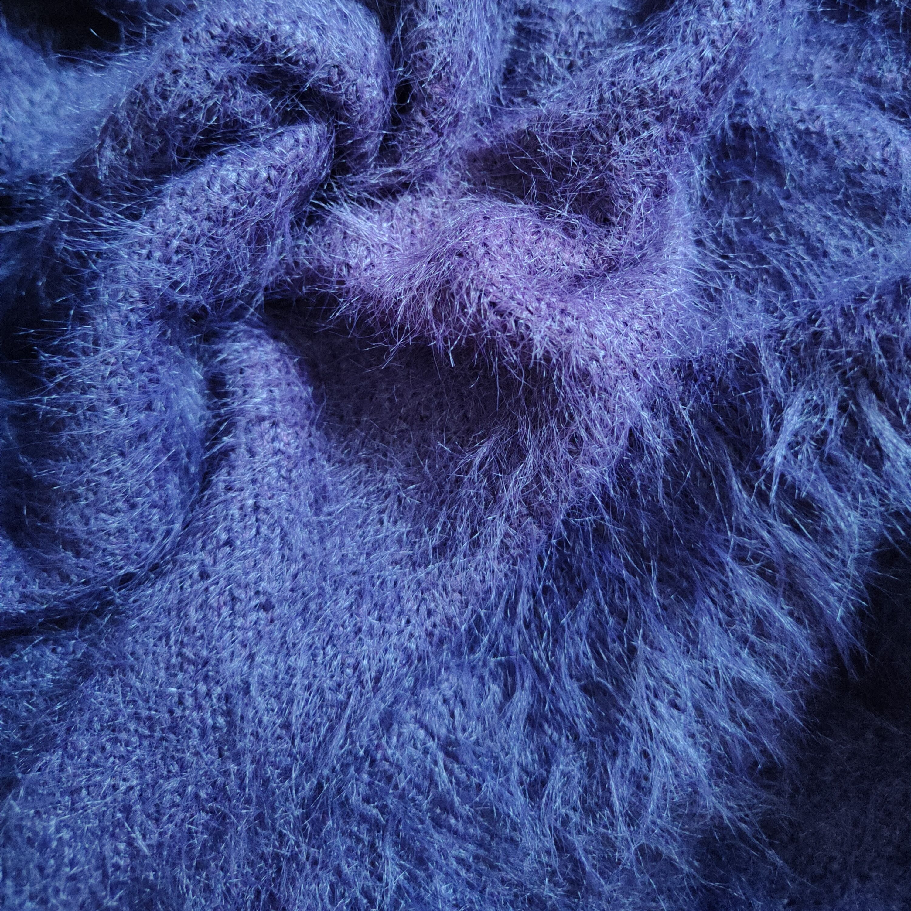 Japanese Brand × Vintage Vintage Aix Les Bains Purple Fur Mohair Knitwear Size M / US 6-8 / IT 42-44 - 10 Thumbnail