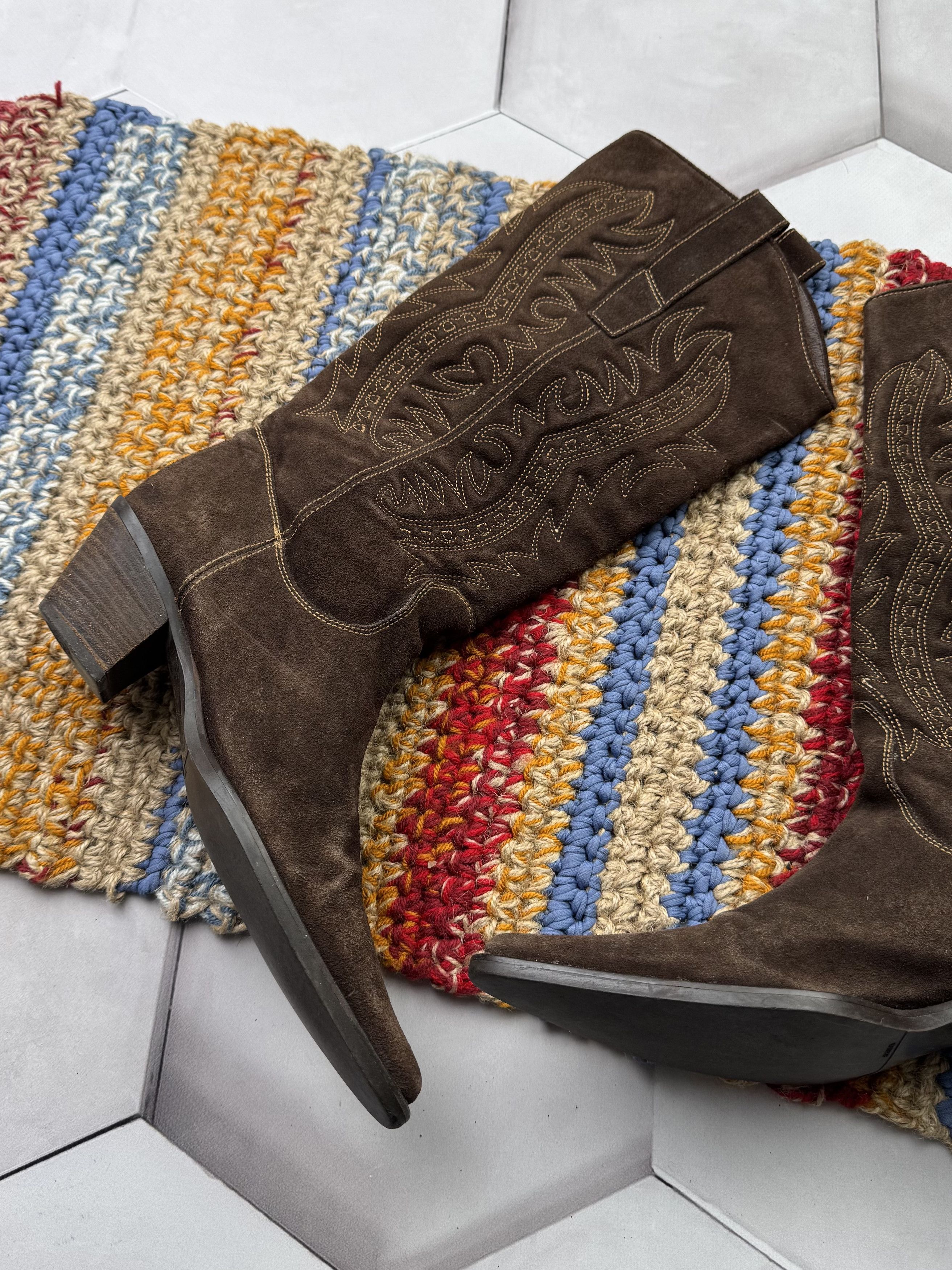 Japanese Brand Vintage Suede Boots Size US 7 / IT 37 - 5 Thumbnail