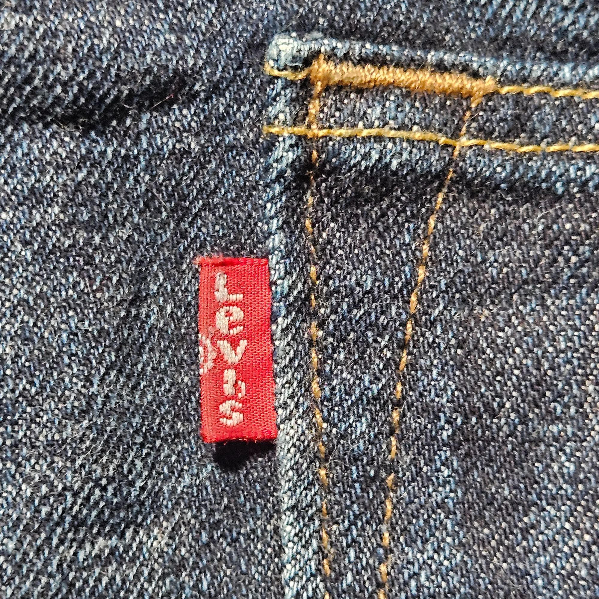 Levi's Levi’s Men’s 501 Button Fly Straight-Leg Jeans Dark Wash 36x Size US 36 / EU 52 - 5 Thumbnail