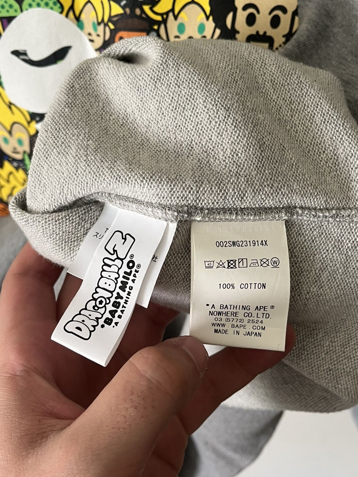 Bape Bape A Bathing Ape Dragon Ball Z Crewneck Sweatshirt Medium Size US M / EU 48-50 / 2 - 5 Thumbnail