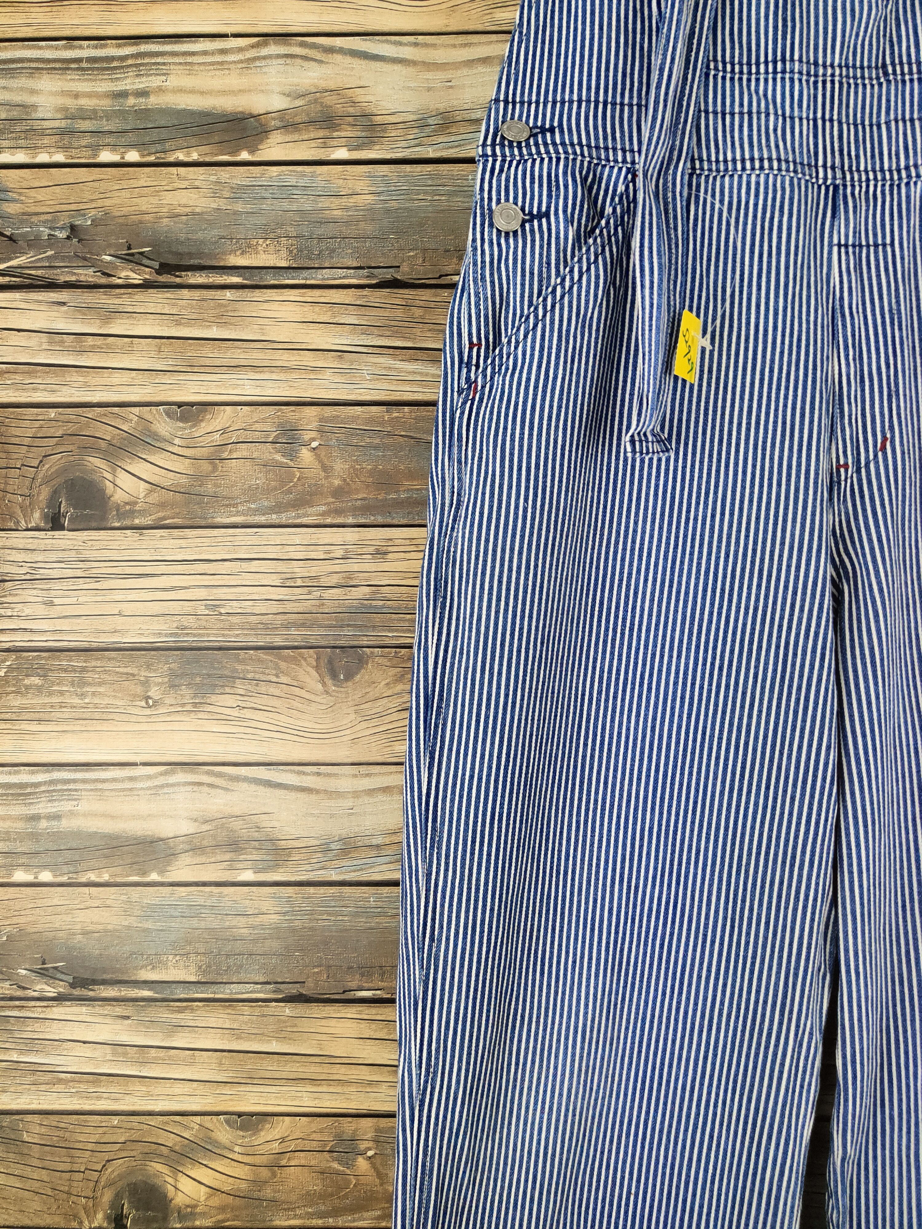 Japanese Brand Mini Valman Blue White Multipocket Jumpsuits #S2929 Size 28" / US 6 / IT 42 - 9 Thumbnail