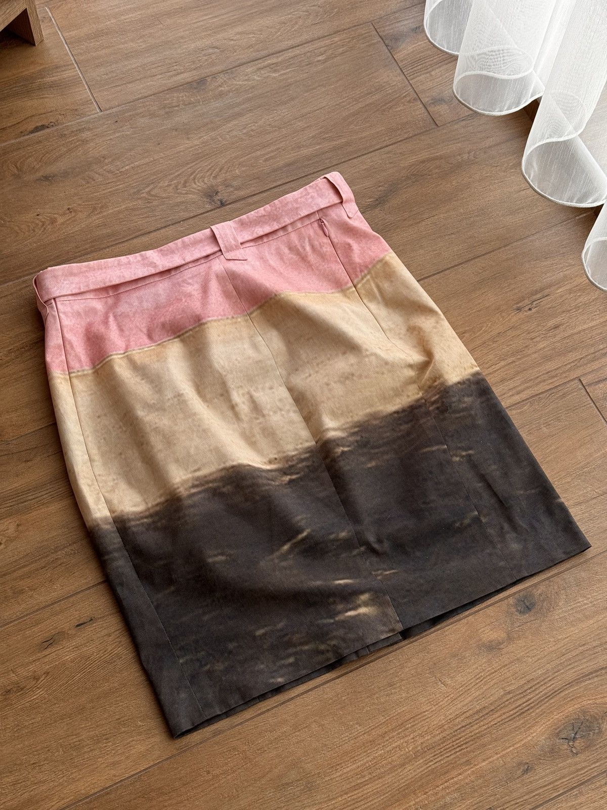 Akris × Vintage Akris Stable San Cristobal Straight Pink Zipper Skirt Size 27" / US 4 / IT 40 - 6 Thumbnail