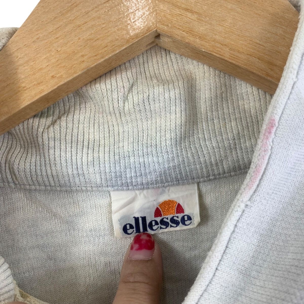 Ellesse Vintage ELLESSE SPORTSWEAR Crewneck Pullover Sweatshirt Size US L / EU 52-54 / 3 - 3 Thumbnail