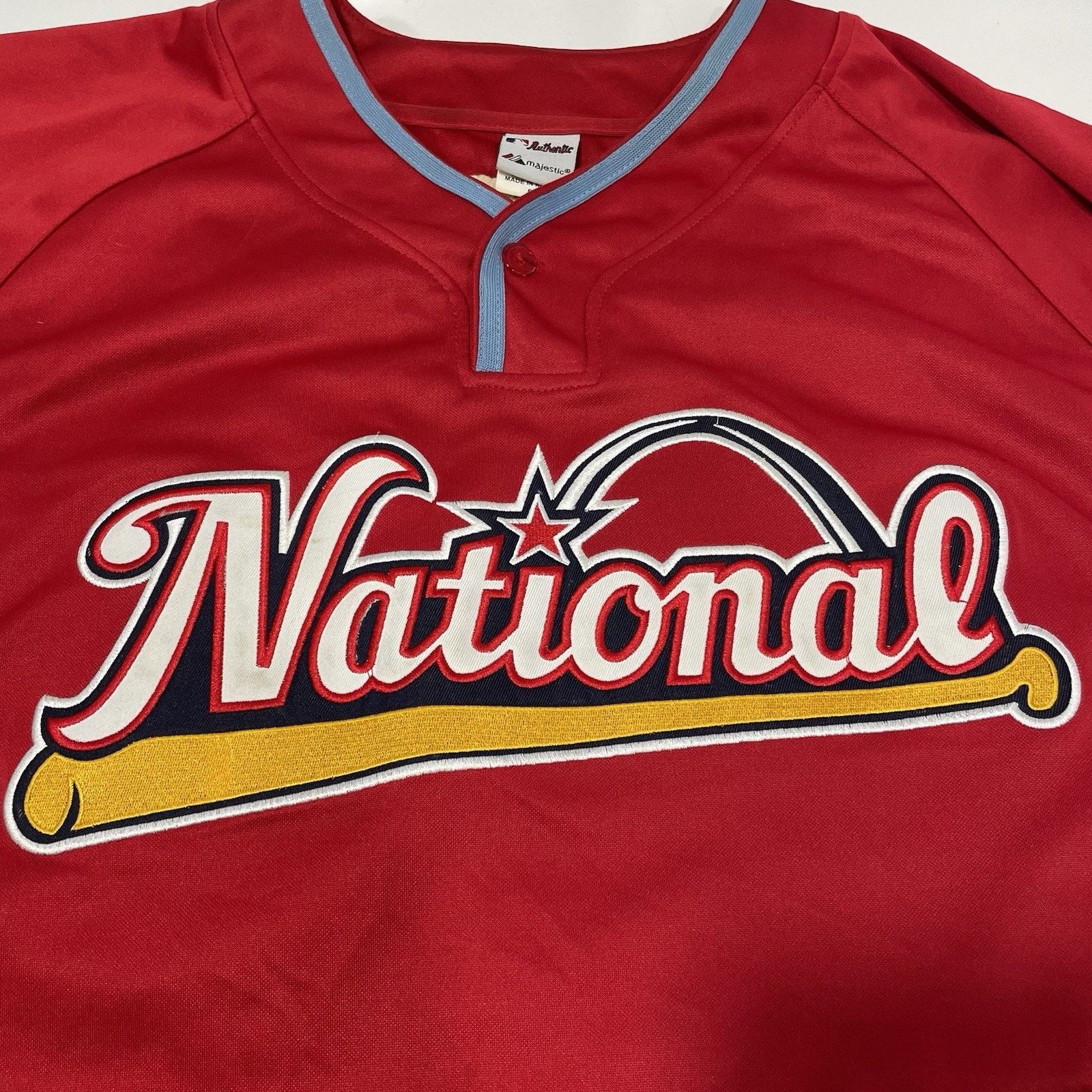 Majestic Adrian Gonzalez #23 Padres 2009 NL MLB All Star Jersey 52 Size US L / EU 52-54 / 3 - 5 Thumbnail