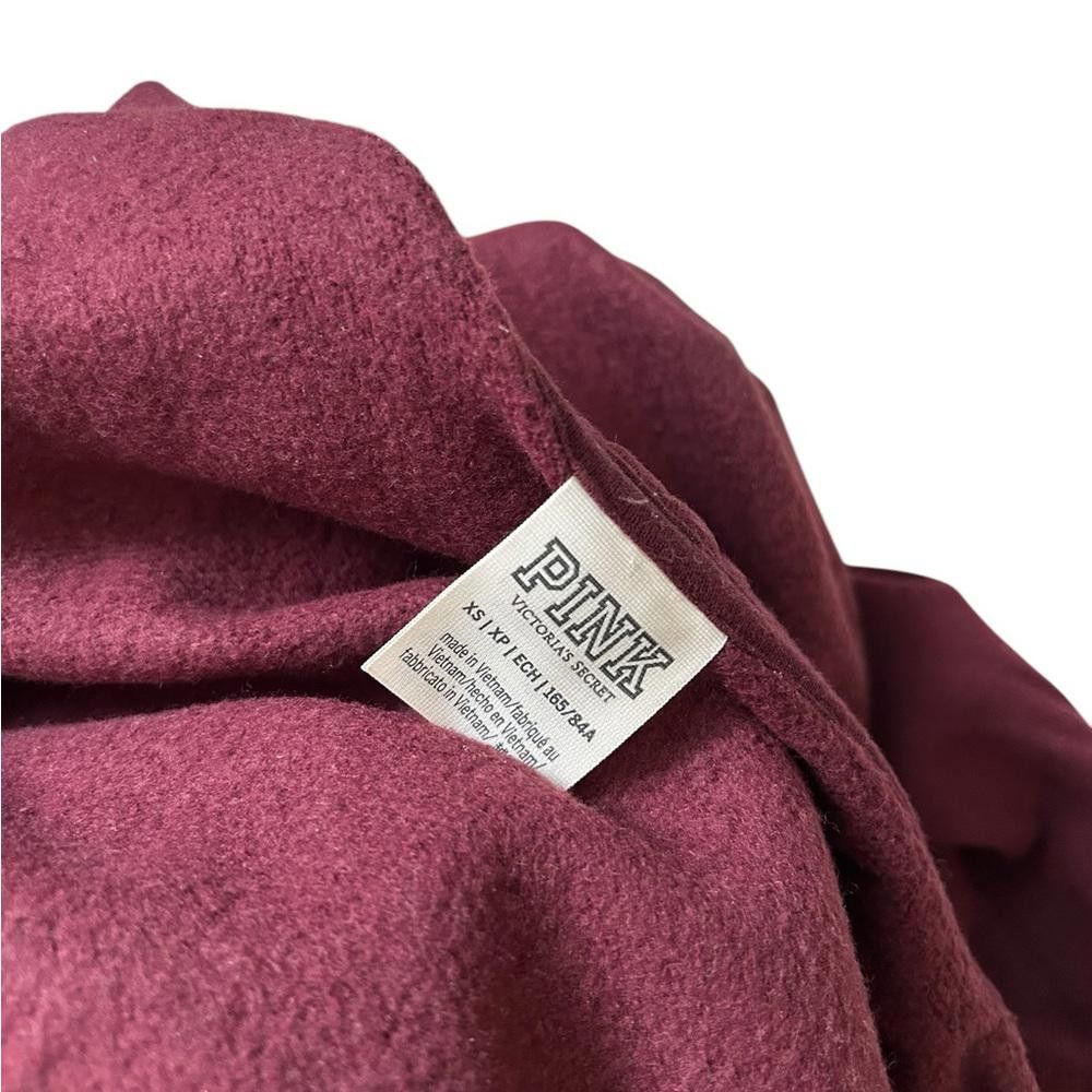 Pink Pink by Victoria's Secret Maroon Mock Neck Sweatshirt XS Size XS / US 0-2 / IT 36-38 - 4 Thumbnail