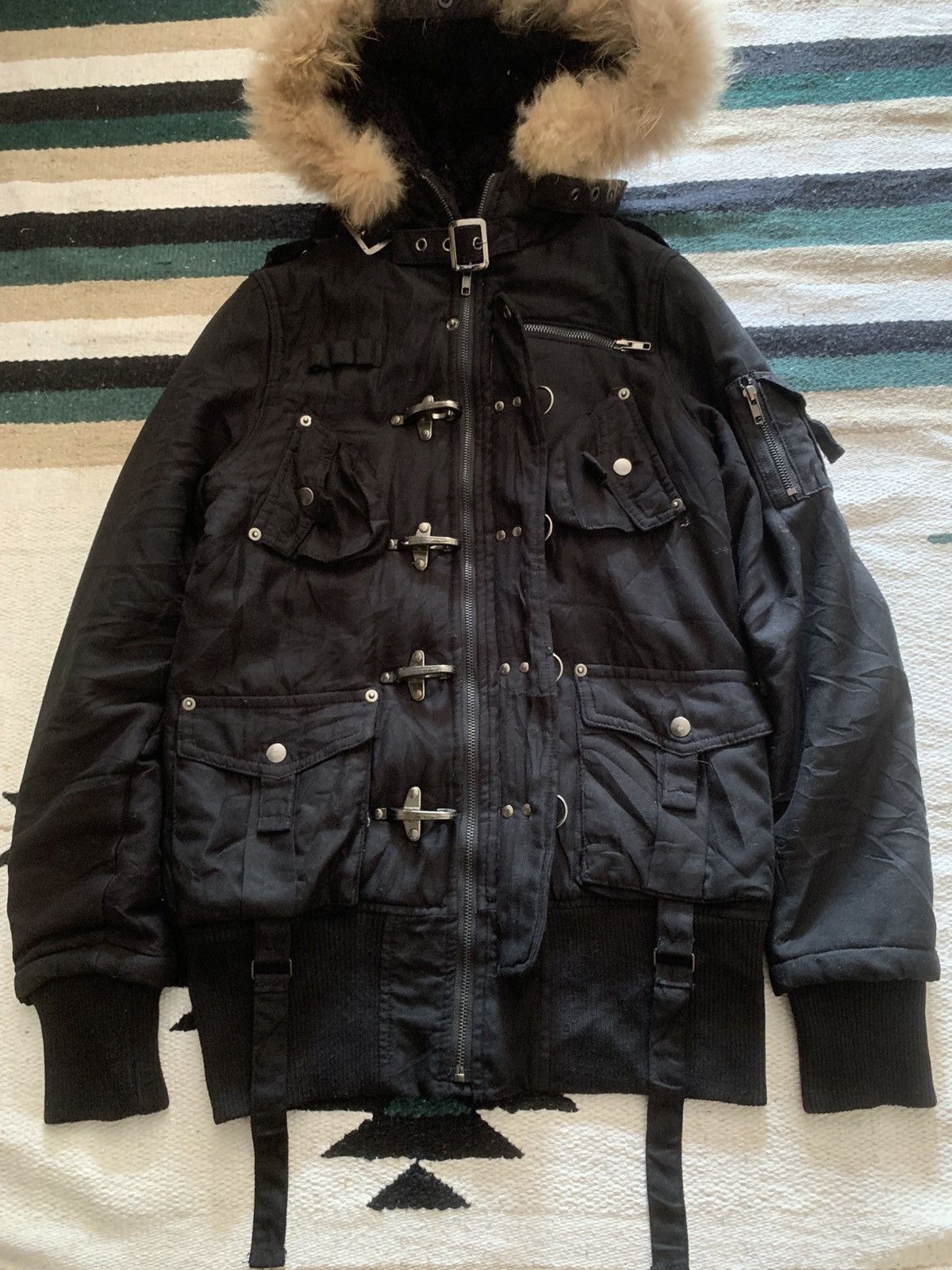 If Six Was Nine Japanese CRWX Fireman Fur Jacket Size US M / EU 48-50 / 2 - 3 Thumbnail