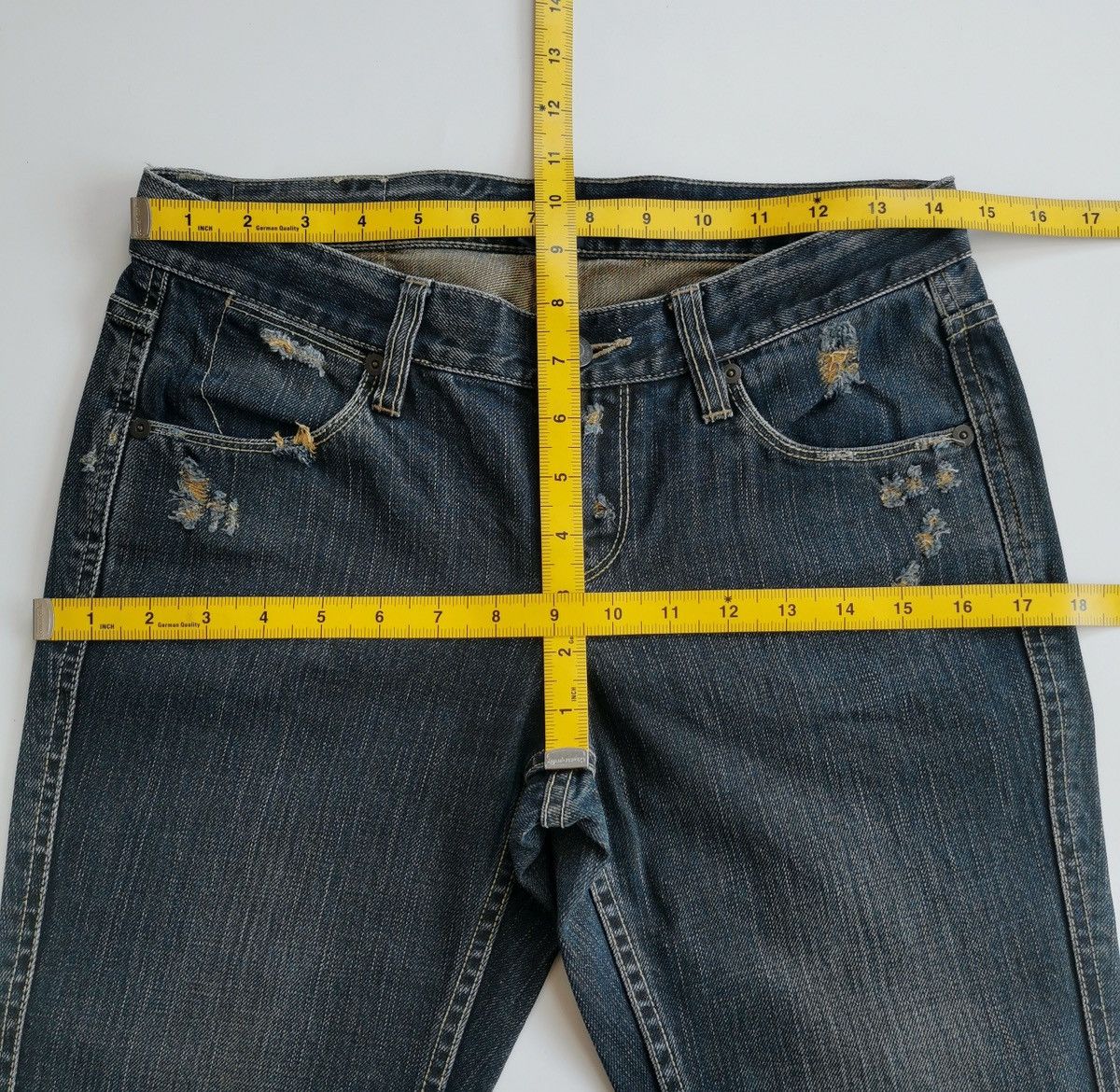 Ralph Lauren Ralph Lauren Bootcut Distressed Jeans Size 29" - 9 Thumbnail