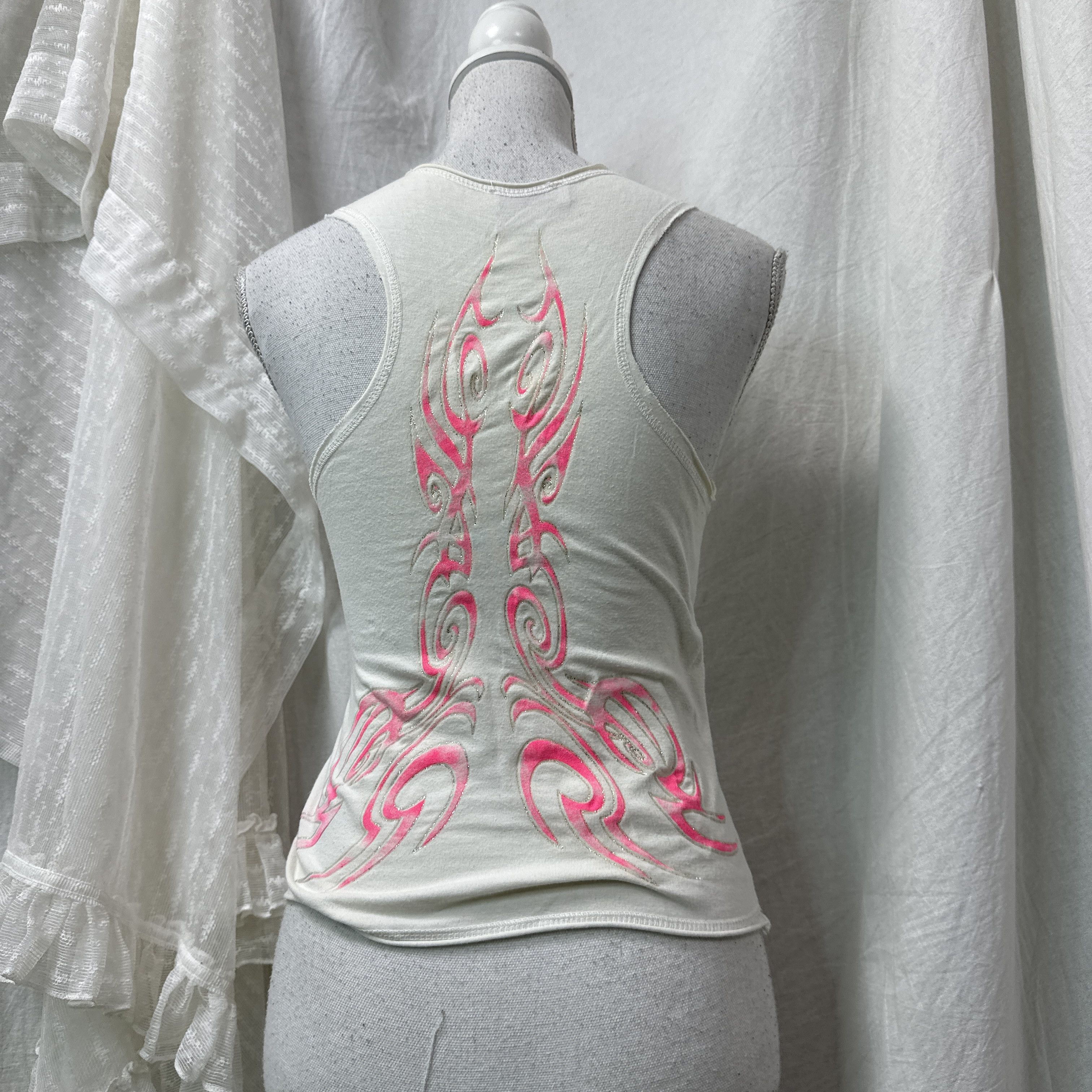 Vintage Vintage Streetwear Printed Tribal Tank Top Y2K Size S / US 4 / IT 40 - 6 Thumbnail