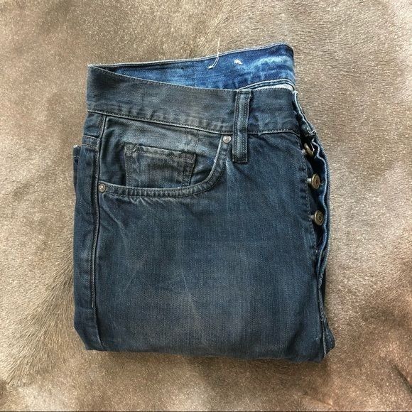 AllSaints Dust Kick Cropped Painted Jeans