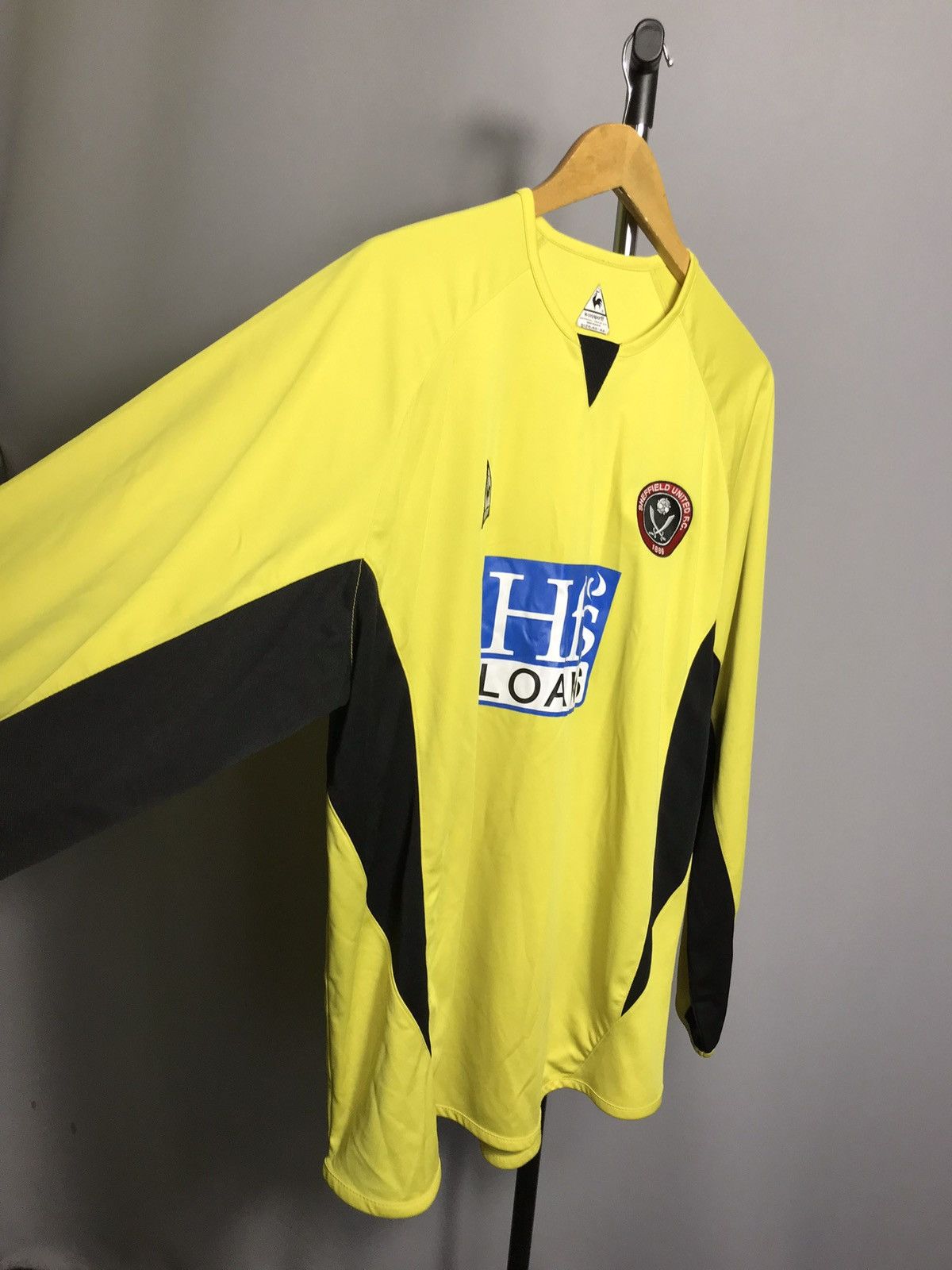 Le Coq Sportif × Vintage sheffield united 2005 2006 goalkeeper shirt yellow long Size US XL / EU 56 / 4 - 2 Thumbnail