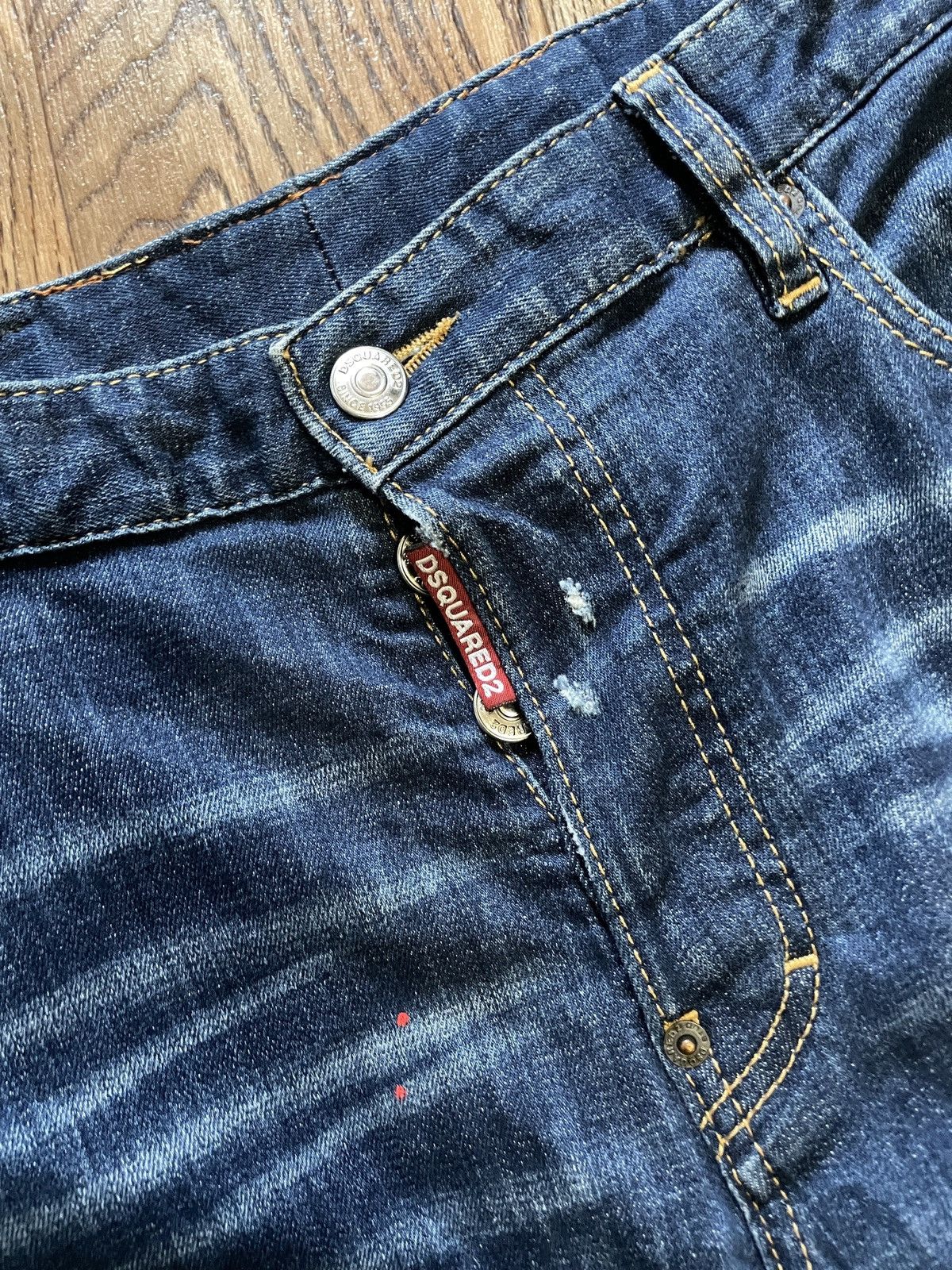 Dsquared2 Skinny Fit Dsquared2 Jeans Distressed Denim Size US 36 / EU 52 - 7 Thumbnail